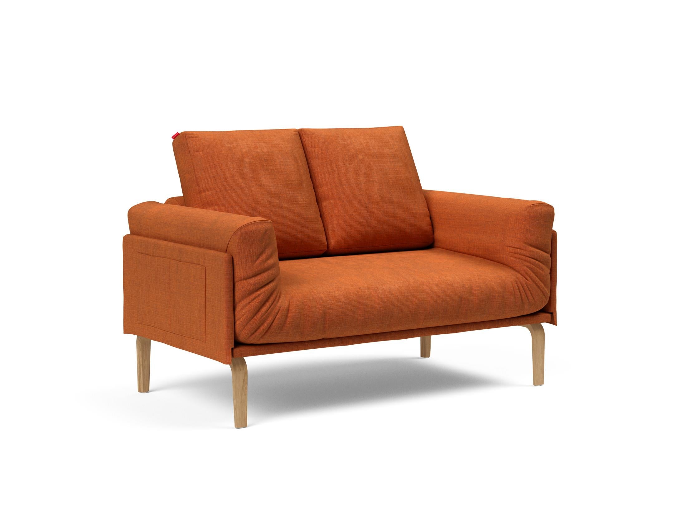 Erleben Sie das Rollo Bow Klappsofa 80 von Innovation Living – ein elegantes, flexibles Sofa, das ideal für kleine Räume ist und höchsten Komfort bietet.