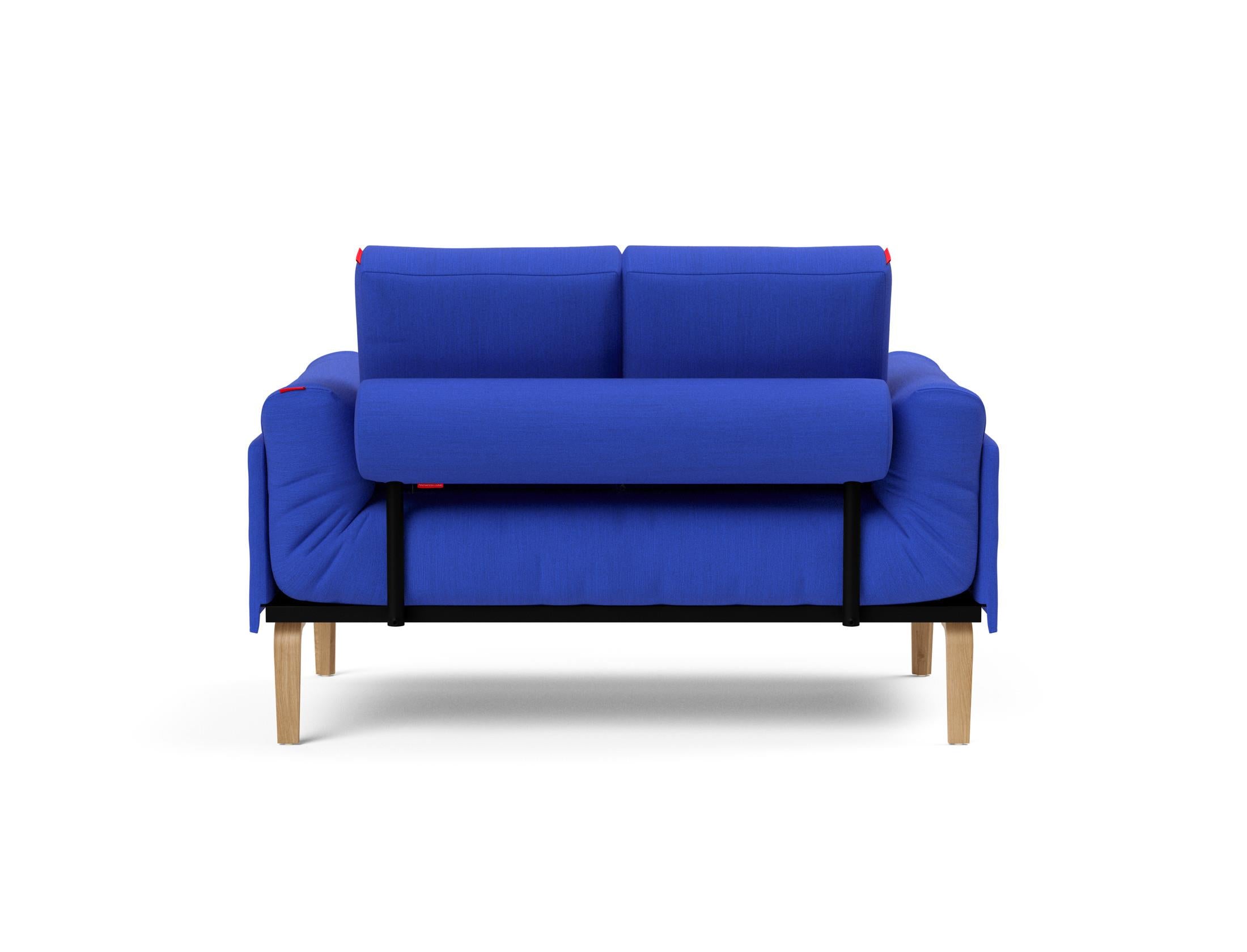 Entdecken Sie das Rollo Bow Klappsofa 80 von Innovation Living – ein stilvolles, multifunktionales Möbelstück, das Komfort und Anpassungsfähigkeit vereint.