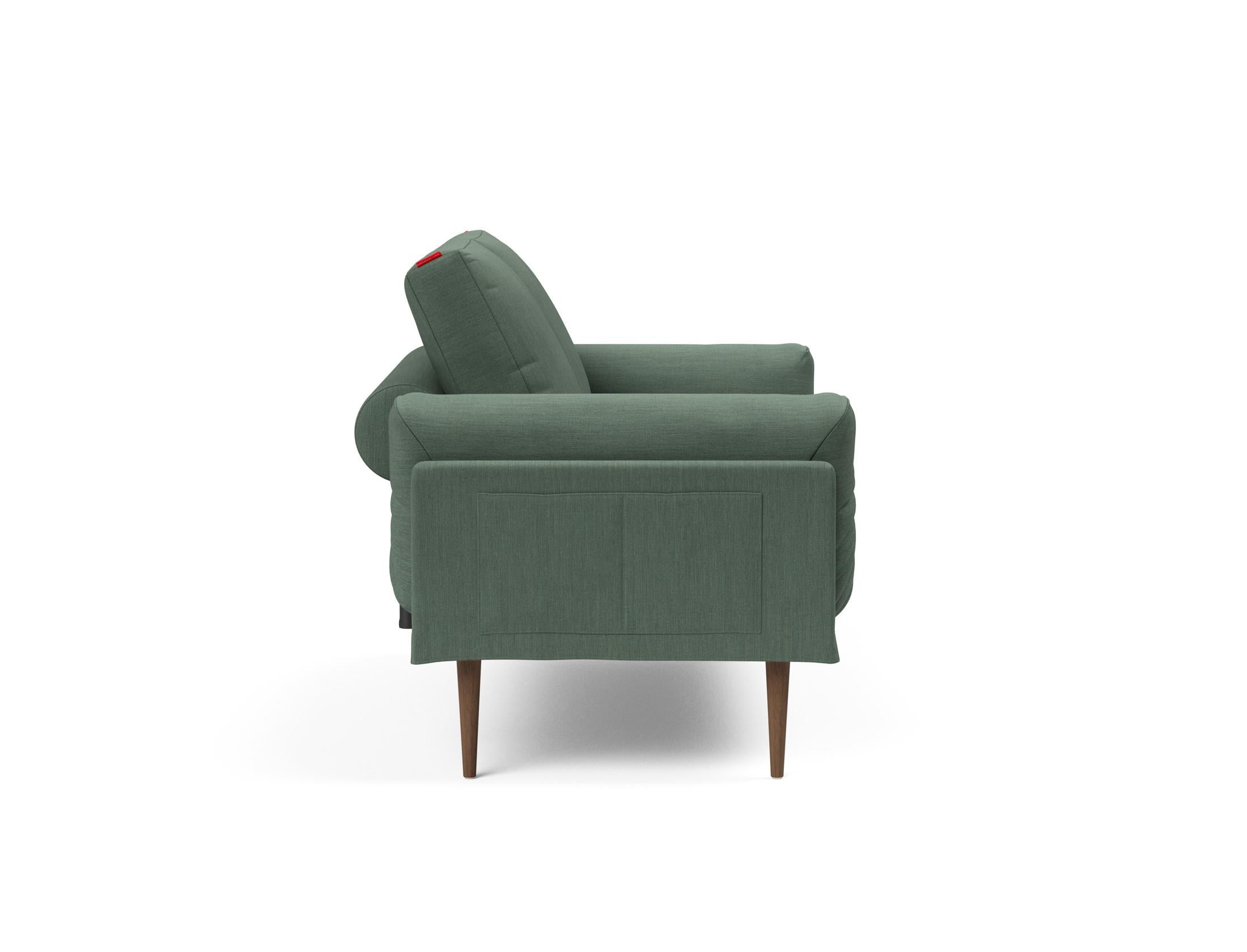 Erleben Sie das Rollo Styletto Klappsofa 80 von Innovation Living – ein elegantes, multifunktionales Möbelstück, ideal für kompakte Wohnräume.