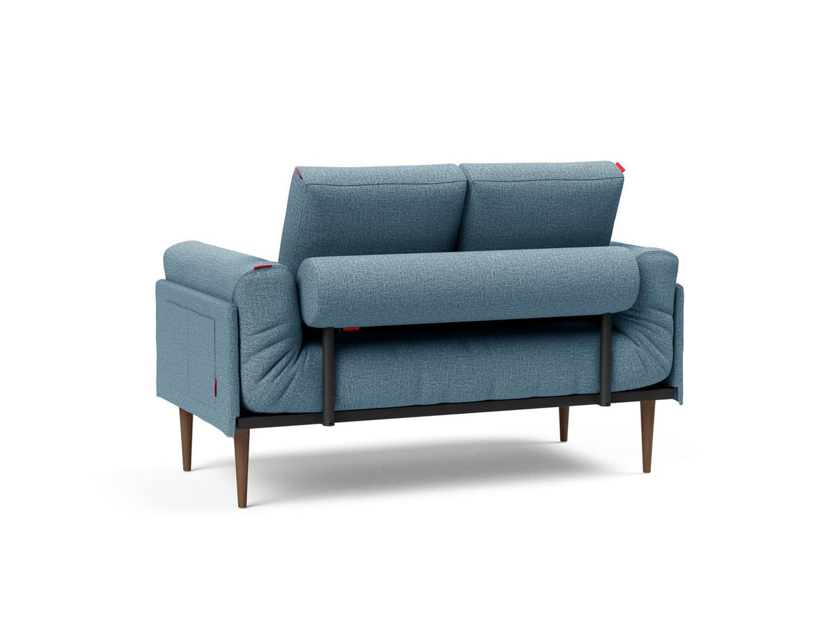 Rollo Styletto Klappsofa 80 mit Cover und Gestellbezug Classic in 525 Mixed Dance Light Blue präsentiert im Onlineshop von KAQTU Design AG. Bettsofa ist von Innovation Living