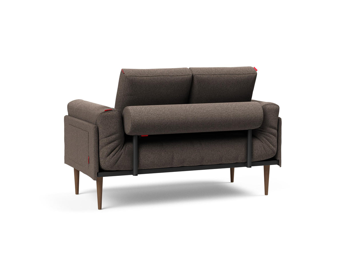 Rollo Styletto Klappsofa 80 mit Cover und Gestellbezug Classic in 530 Bouclé Taupe präsentiert im Onlineshop von KAQTU Design AG. Bettsofa ist von Innovation Living