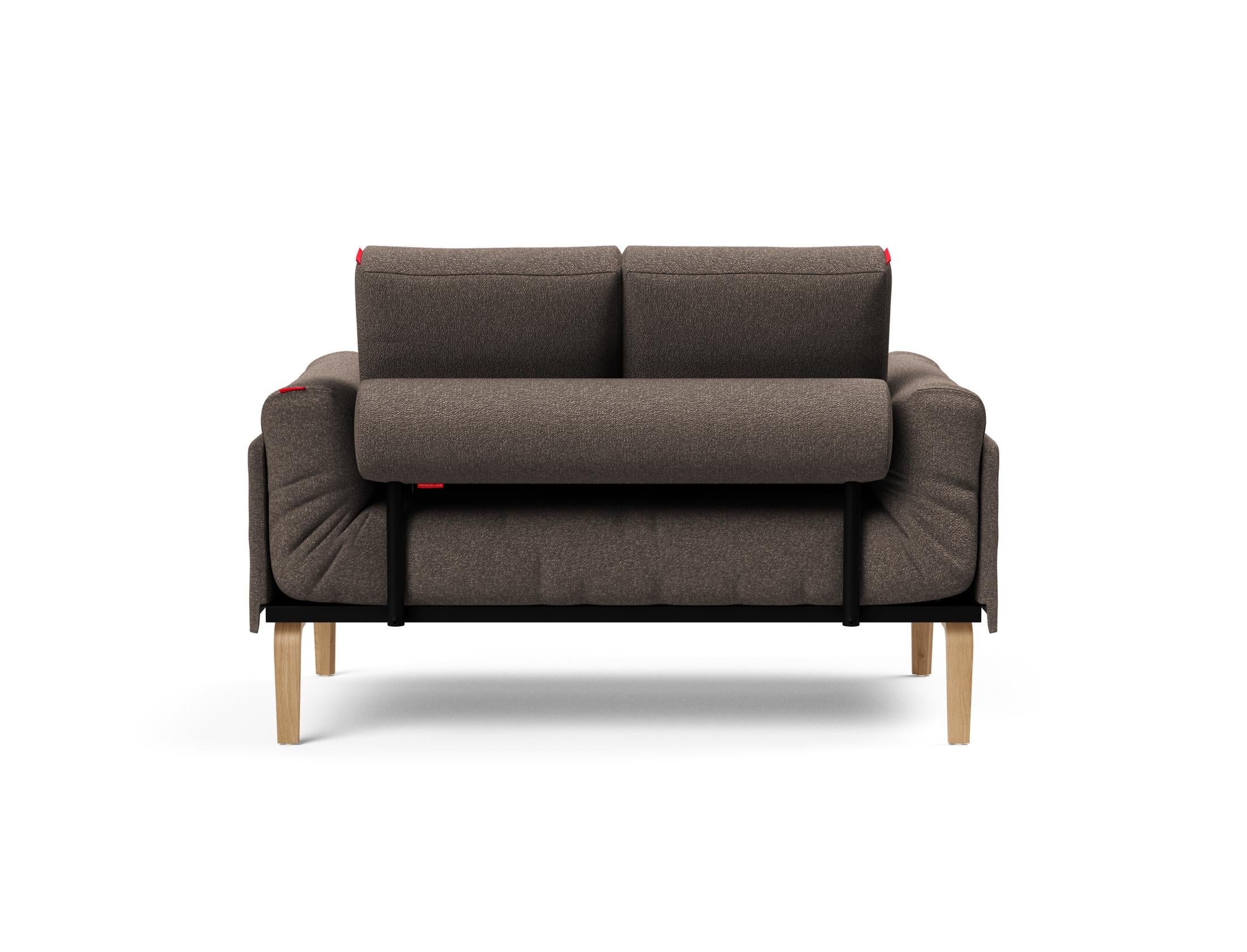Entdecken Sie das Rollo Bow Klappsofa 80 von Innovation Living – ein vielseitiges Möbelstück, das Stil, Komfort und Funktionalität für kompakte Wohnräume bietet.