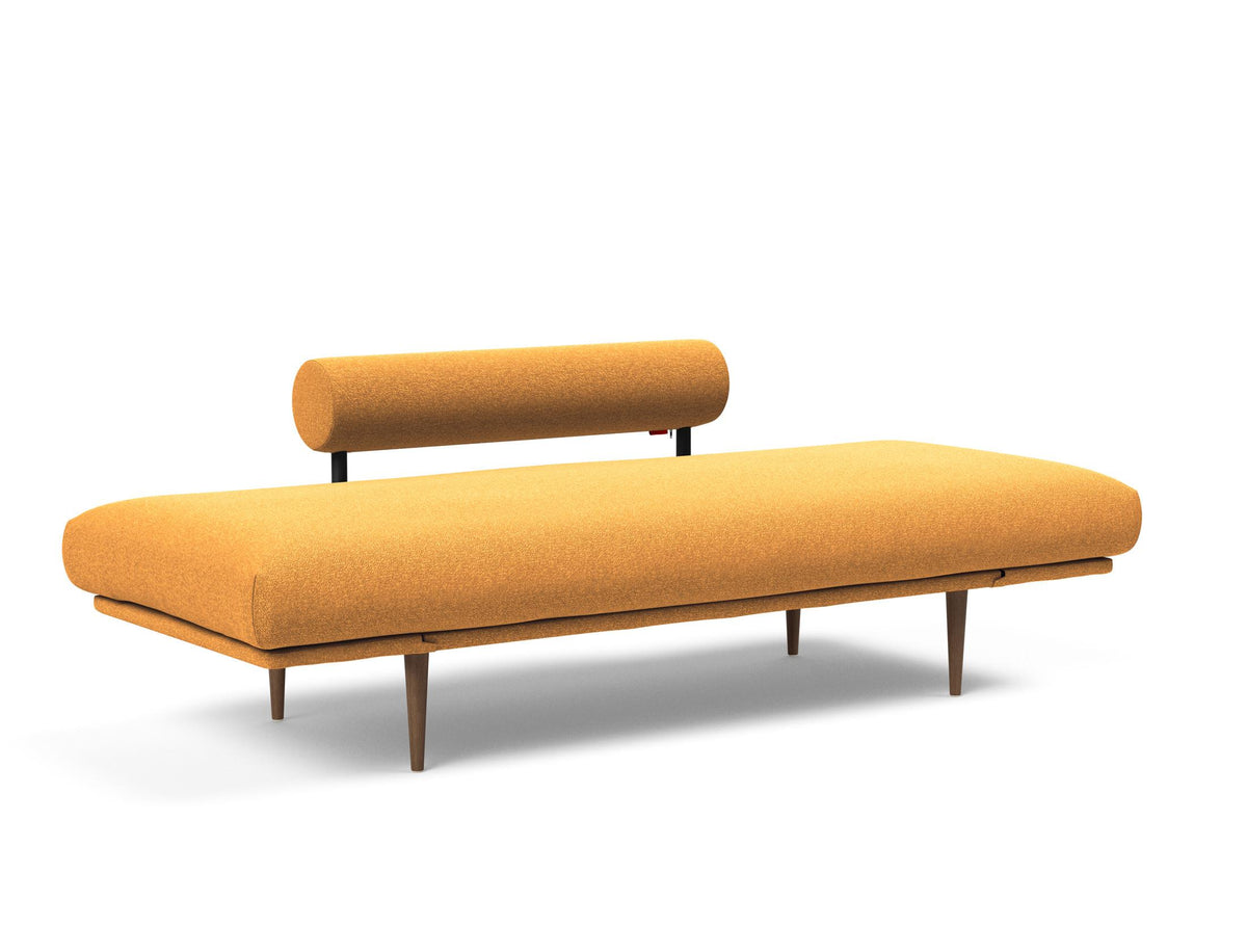 Rollo Styletto Klappsofa 80 mit Cover und Gestellbezug Classic in 536 Bouclé Ochre präsentiert im Onlineshop von KAQTU Design AG. Bettsofa ist von Innovation Living
