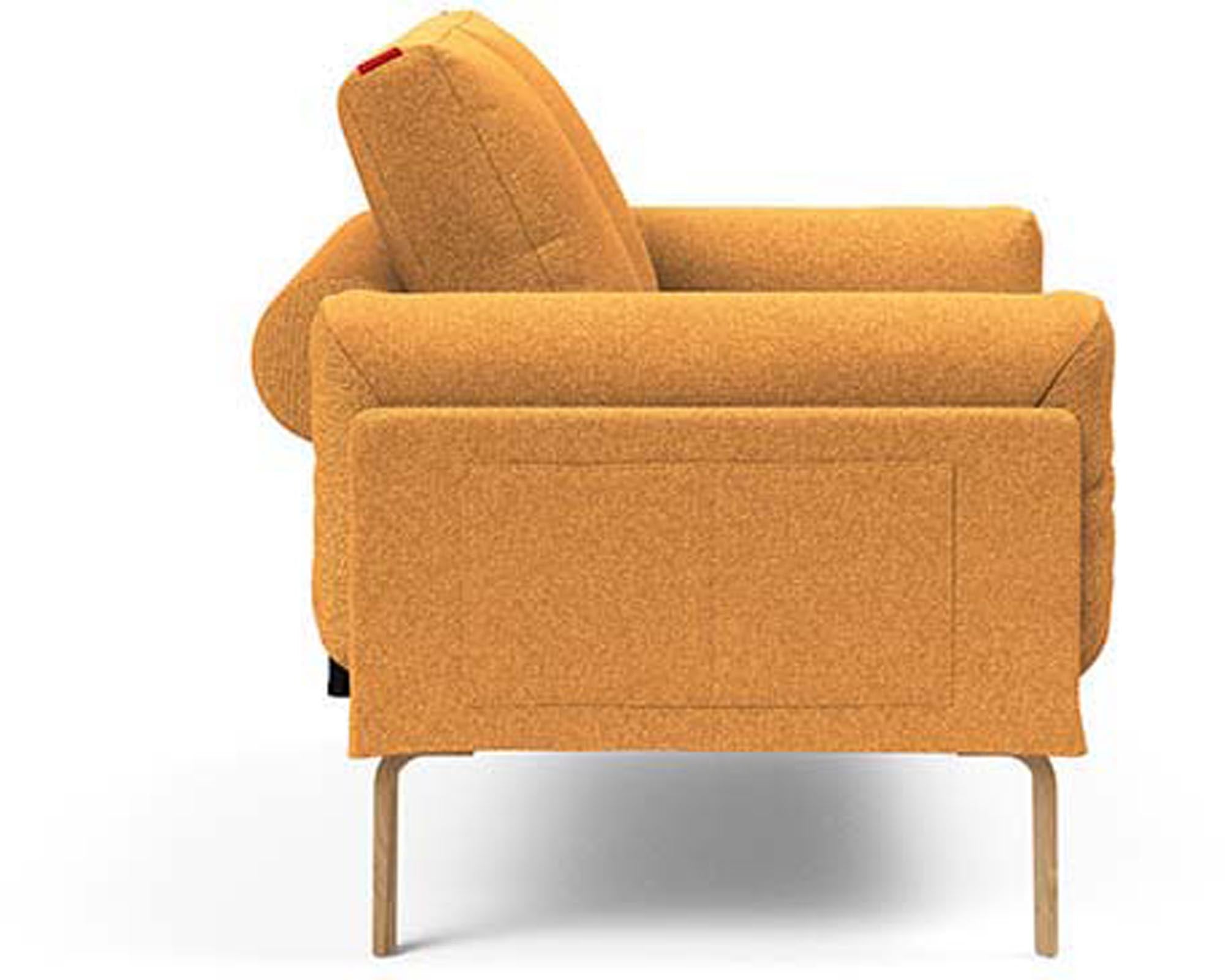 Entdecken Sie das Rollo Bow Klappsofa 80 von Innovation Living – stilvolles Design trifft auf das praktische Cover Classic für höchsten Sitzkomfort.