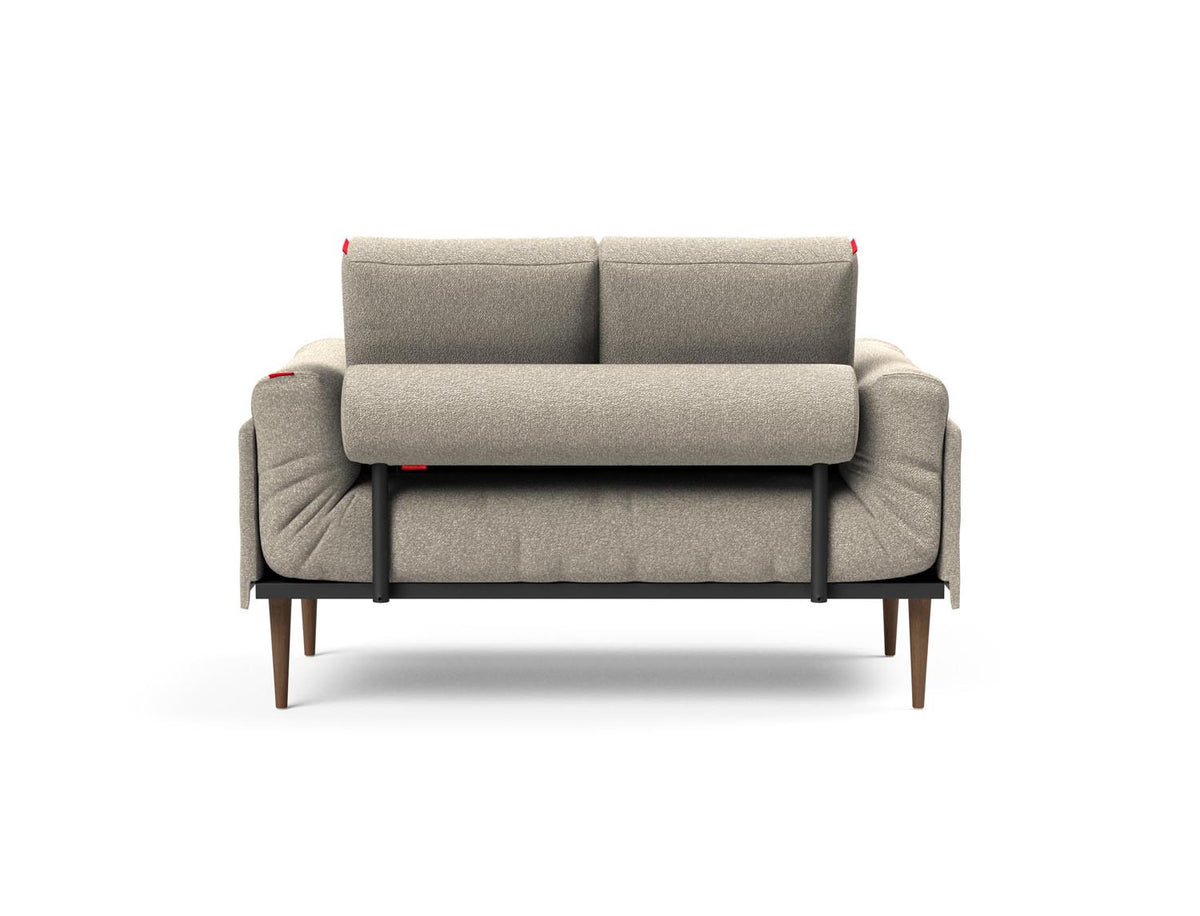 Rollo Styletto Klappsofa 80 mit Cover und Gestellbezug Classic in 539 Bouclé Beige präsentiert im Onlineshop von KAQTU Design AG. Bettsofa ist von Innovation Living