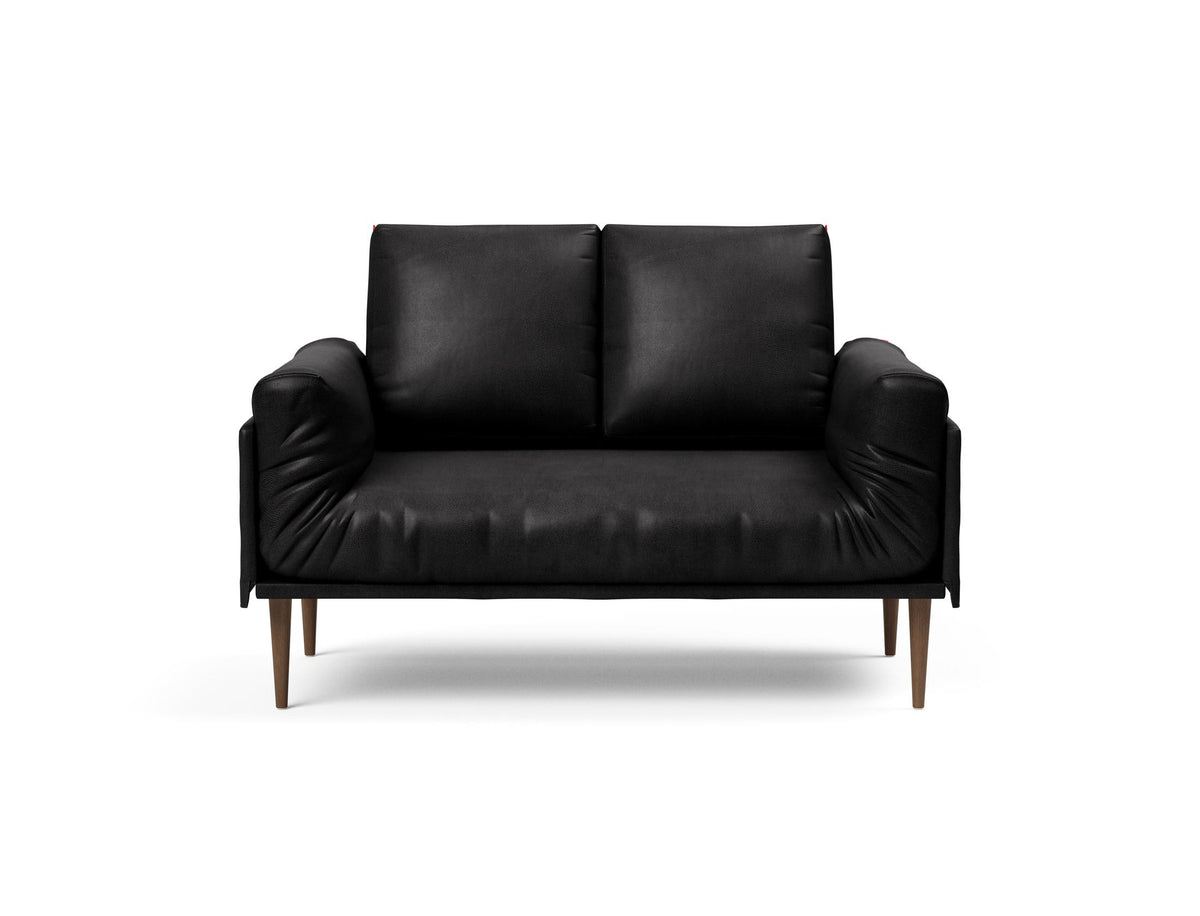 Rollo Styletto Klappsofa 80 mit Cover und Gestellbezug Classic in 550 Faunal Black präsentiert im Onlineshop von KAQTU Design AG. Bettsofa ist von Innovation Living