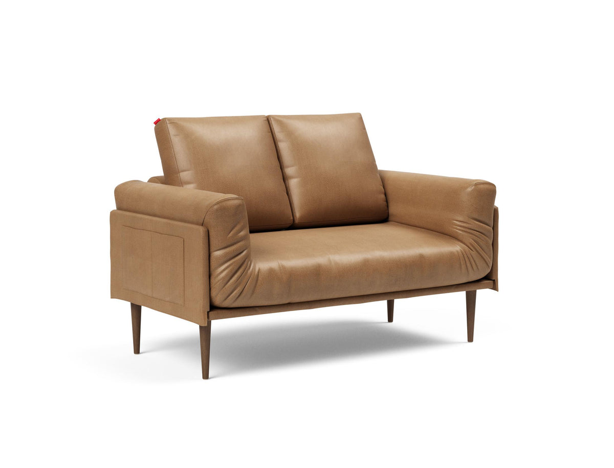Rollo Styletto Klappsofa 80 mit Cover und Gestellbezug Classic in 551 Faunal Brown präsentiert im Onlineshop von KAQTU Design AG. Bettsofa ist von Innovation Living