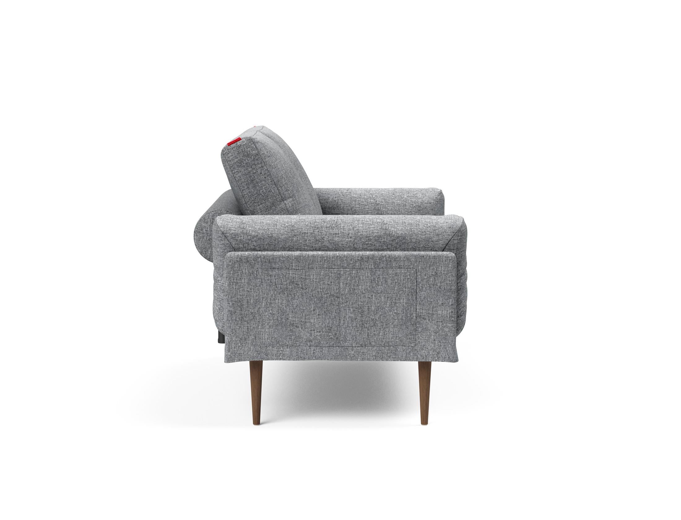 Erleben Sie das Rollo Styletto Klappsofa 80 von Innovation Living – ein elegantes, multifunktionales Möbelstück, ideal für kompakte Wohnräume.