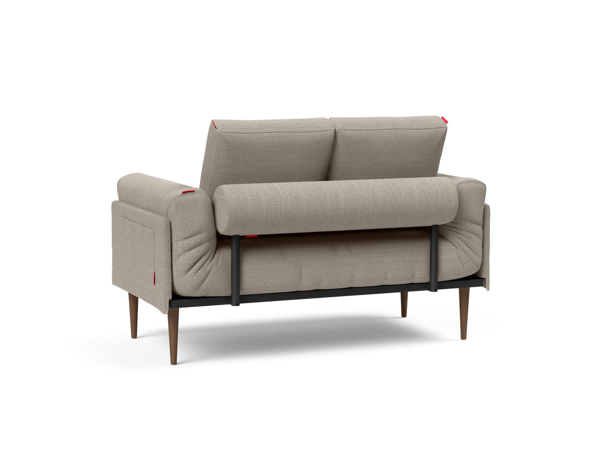 Rollo Styletto Klappsofa 80 mit Cover und Gestellbezug Classic in 579 Kenya Gravel präsentiert im Onlineshop von KAQTU Design AG. Bettsofa ist von Innovation Living