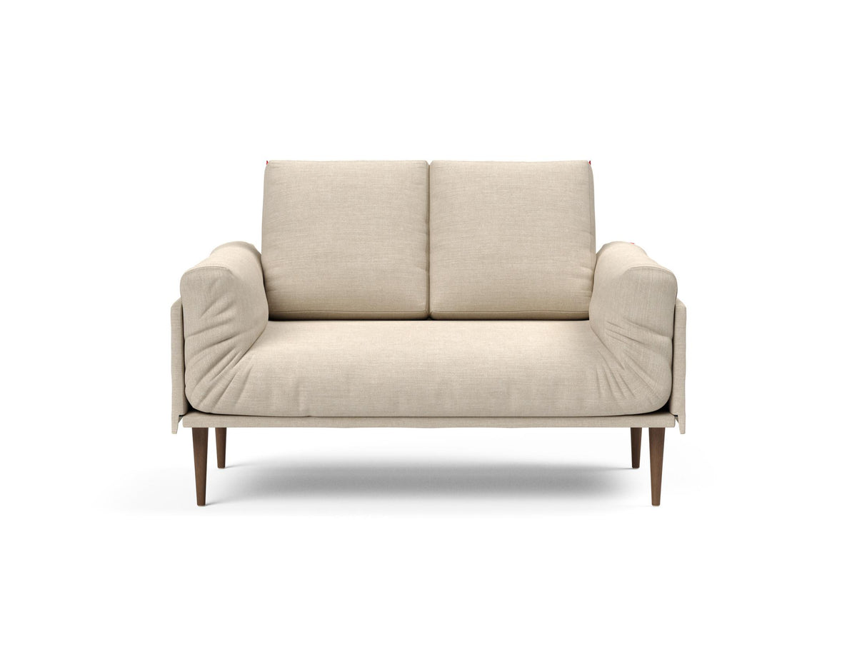 Rollo Styletto Klappsofa 80 mit Cover und Gestellbezug Classic in 586 Phobos Latte präsentiert im Onlineshop von KAQTU Design AG. Bettsofa ist von Innovation Living