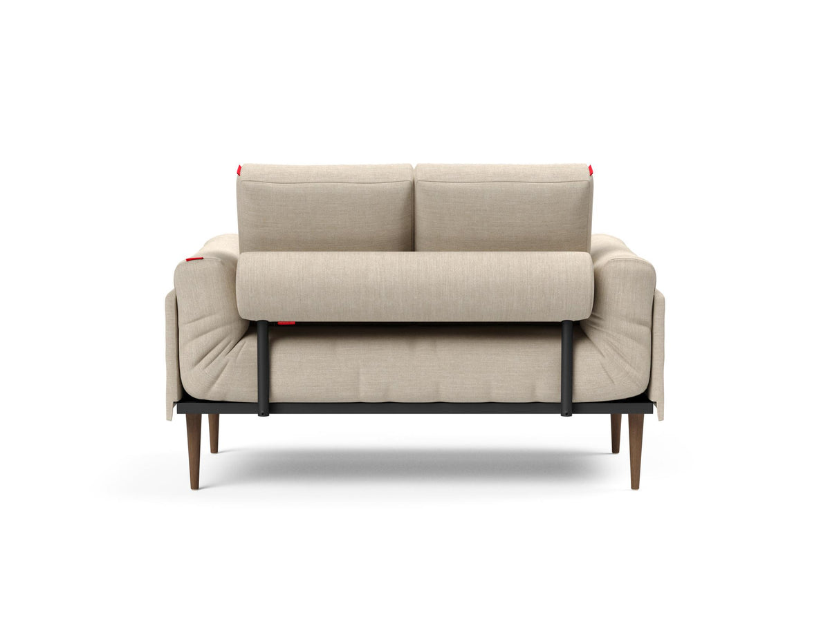 Rollo Styletto Klappsofa 80 mit Cover und Gestellbezug Classic in 586 Phobos Latte präsentiert im Onlineshop von KAQTU Design AG. Bettsofa ist von Innovation Living