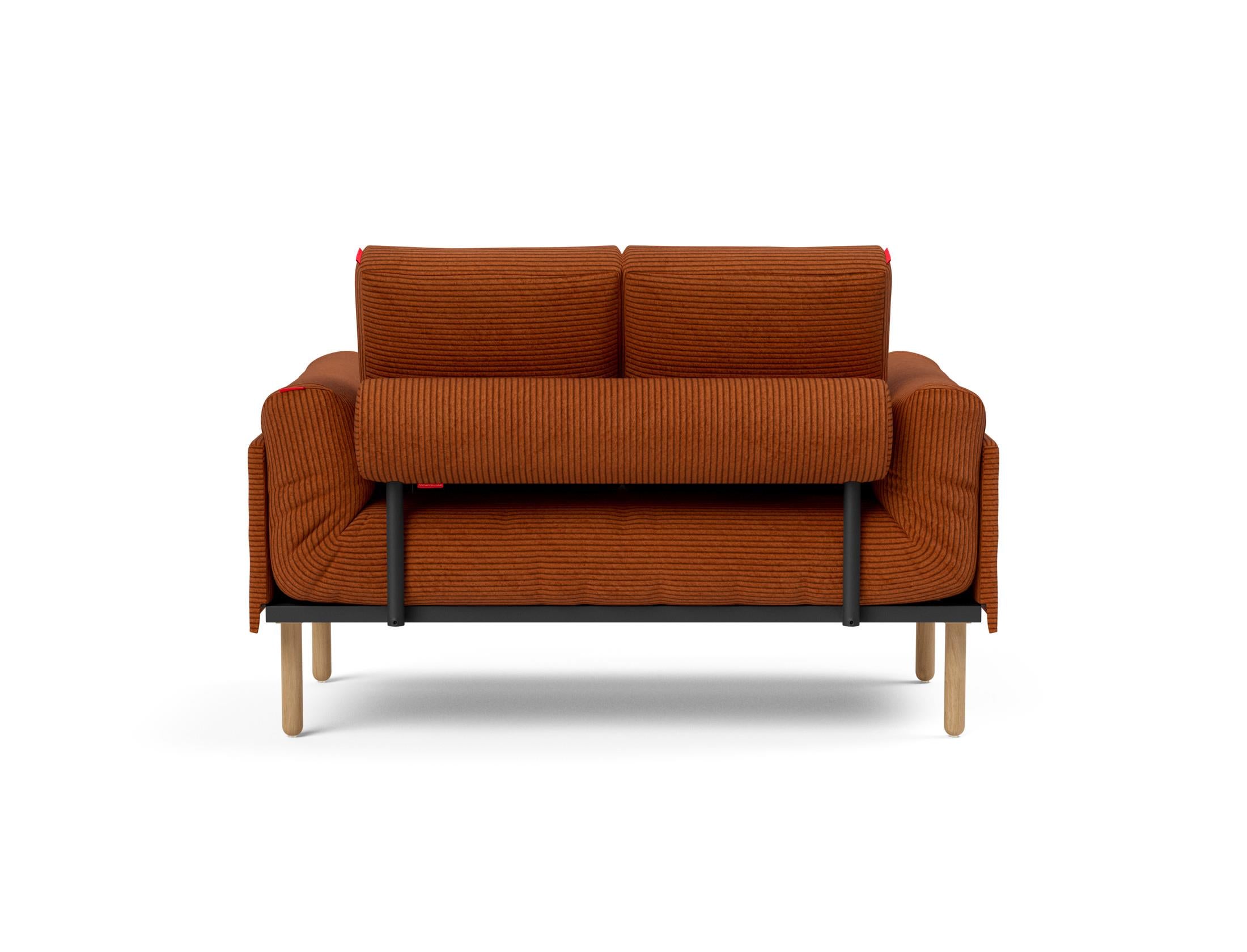 Erleben Sie das Rollo Stem Klappsofa 80 – ein elegantes, flexibles Möbelstück, das sich ideal für kleine Räume eignet und höchsten Komfort bietet.