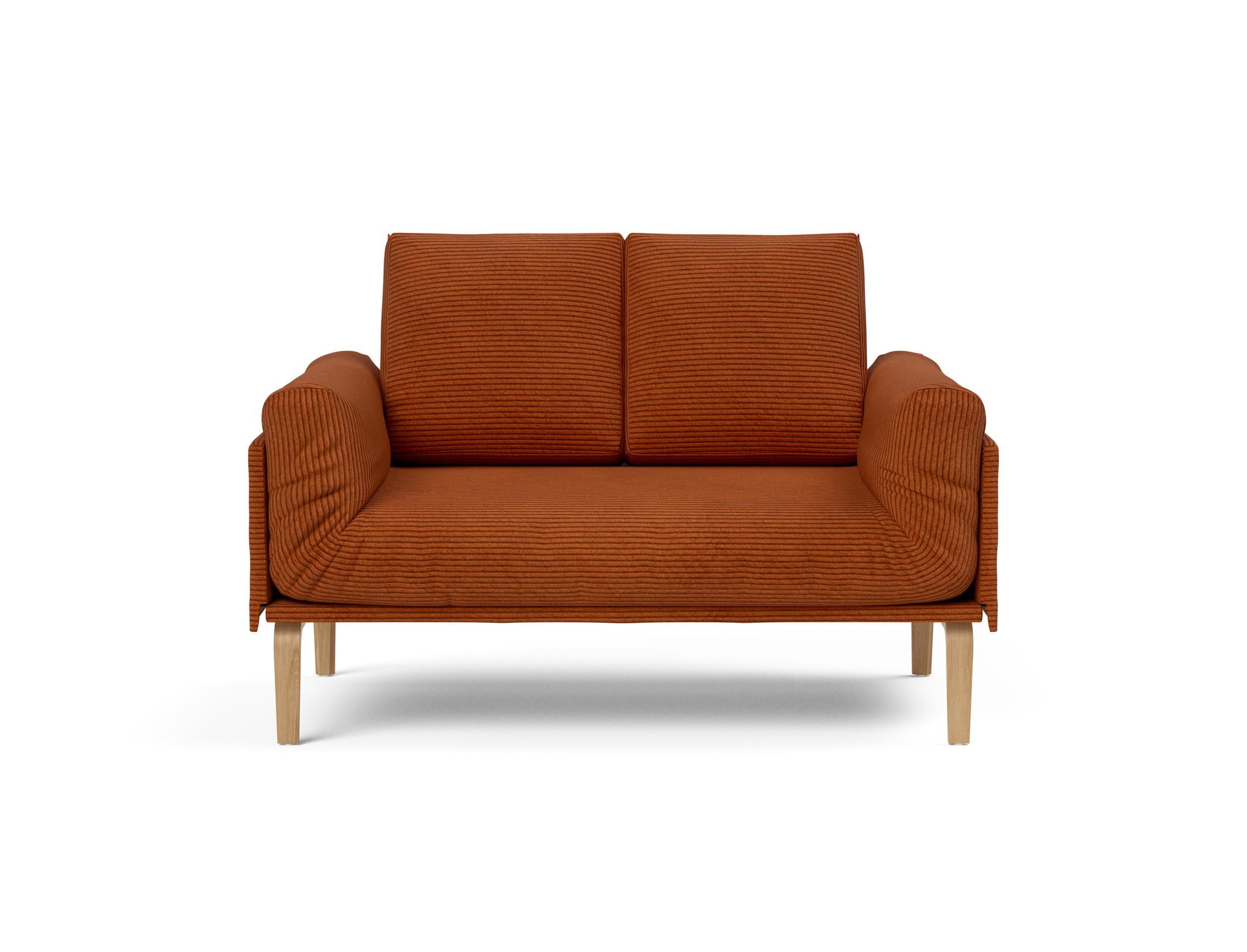 Entdecken Sie das Rollo Bow Klappsofa 80 von Innovation Living – ein vielseitiges Möbelstück, das Stil, Komfort und Funktionalität für kompakte Wohnräume bietet.