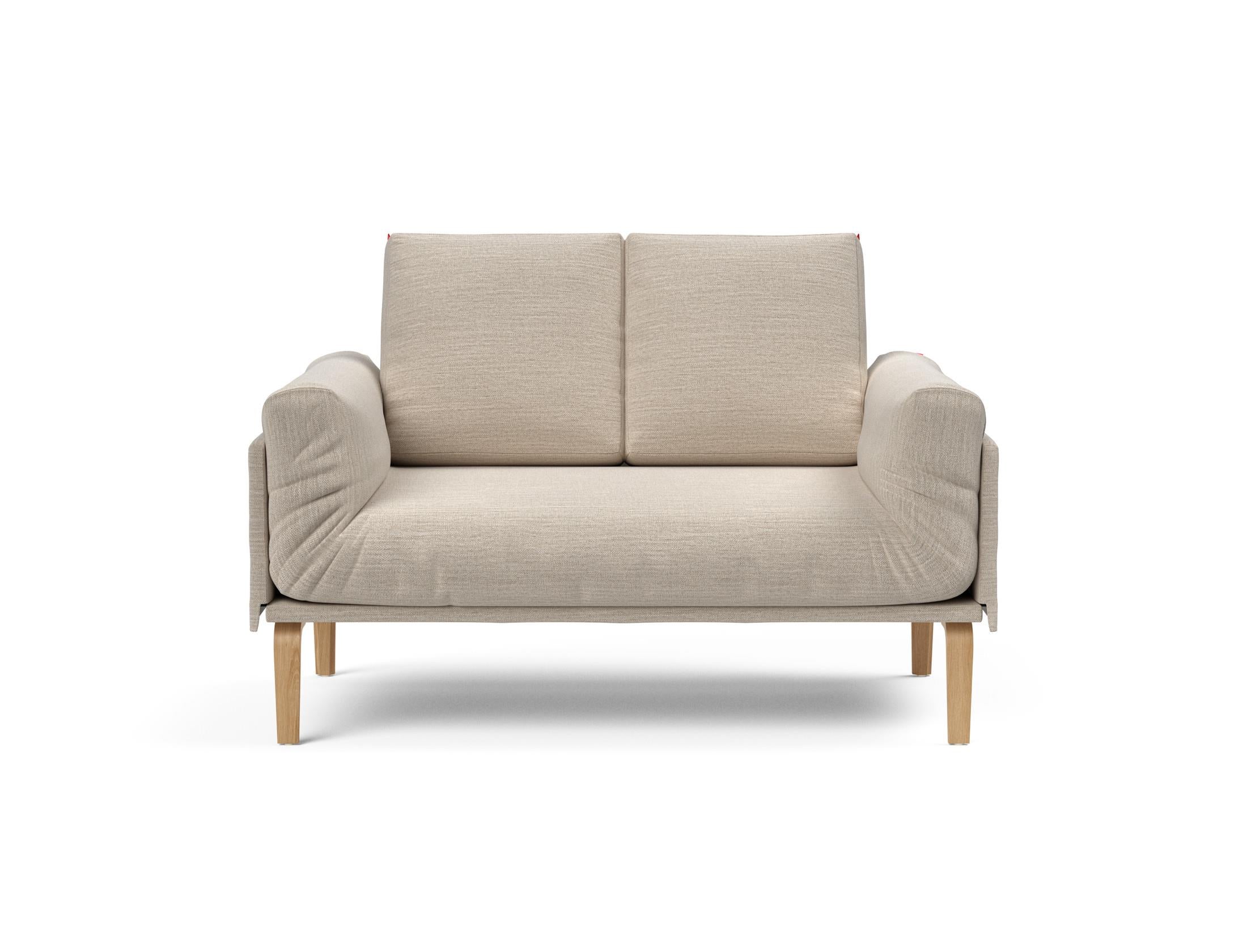 Erleben Sie das Rollo Bow Klappsofa 80 von Innovation Living – ein elegantes, flexibles Sofa, das ideal für kleine Räume ist und höchsten Komfort bietet.