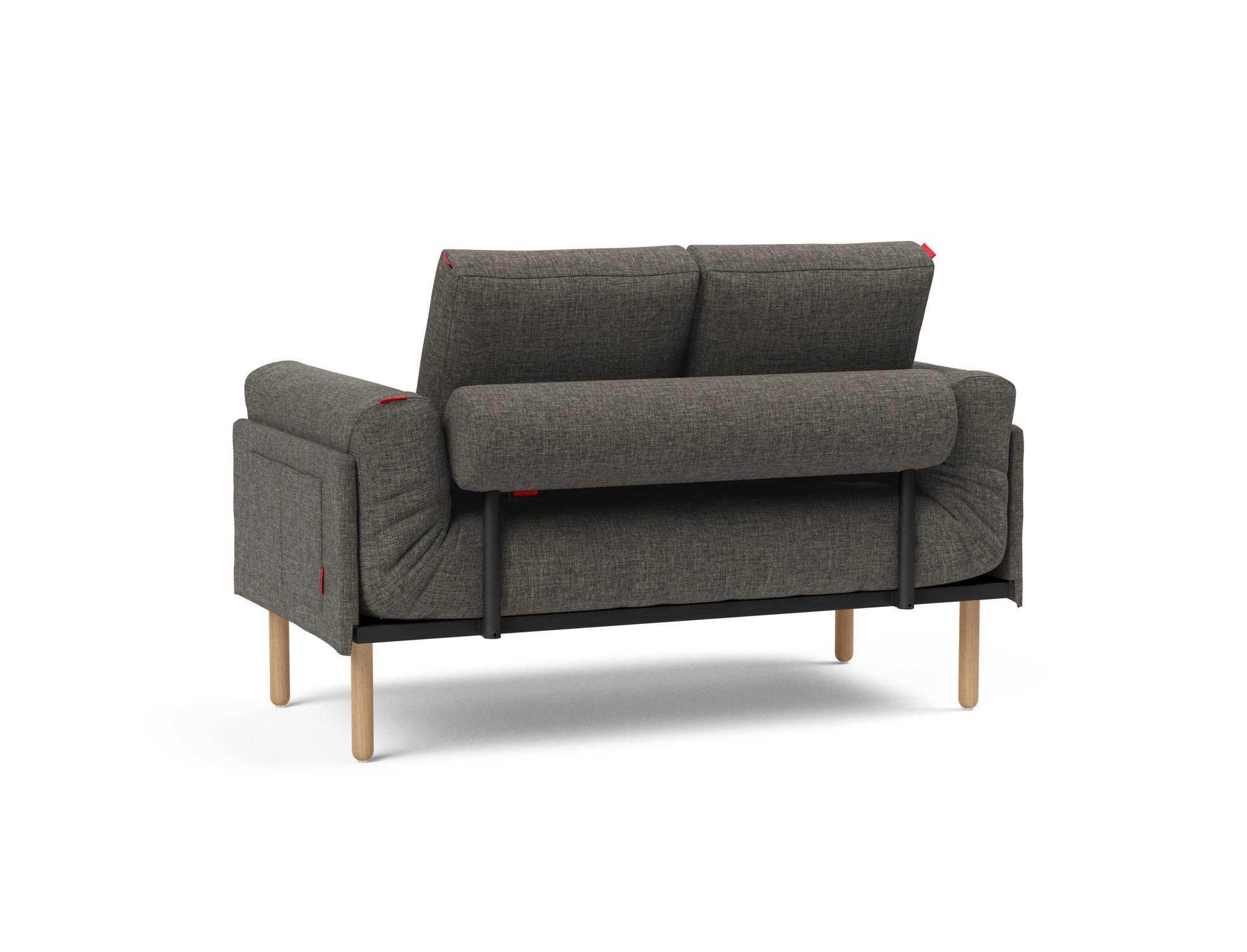Erleben Sie das Rollo Stem Klappsofa 80 von Innovation Living – ein stilvolles, funktionales Tagesbett, das Komfort und Anpassungsfähigkeit vereint.