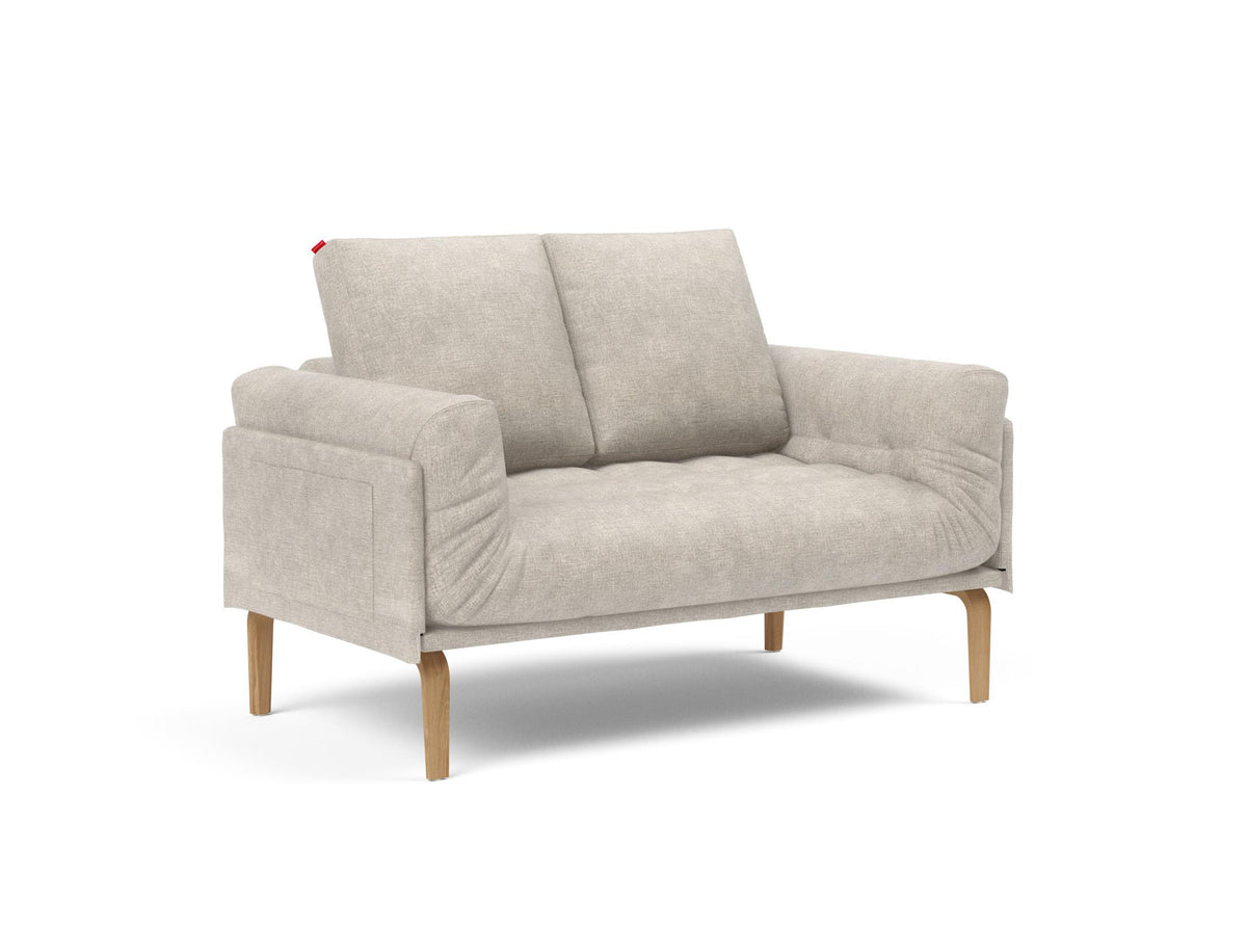 Rollo Bow Klappsofa 80 mit Gestellbezug Spring in 280 Avella Sand präsentiert im Onlineshop von KAQTU Design AG. Bettsofa ist von Innovation Living