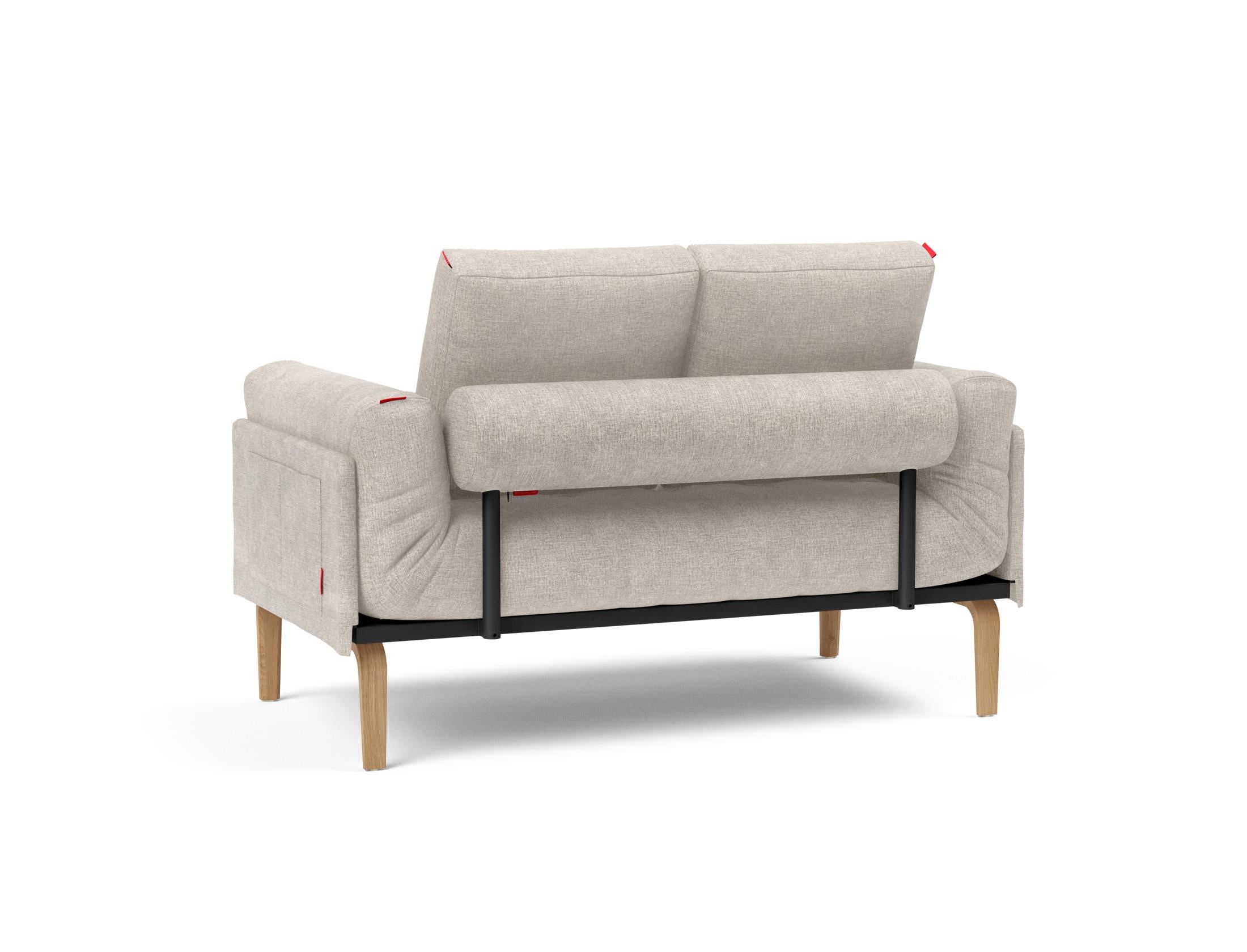 Erleben Sie das Rollo Bow Klappsofa 80 von Innovation Living – ein stilvolles, anpassbares Möbelstück, das Komfort und Funktionalität für kleine Räume vereint.
