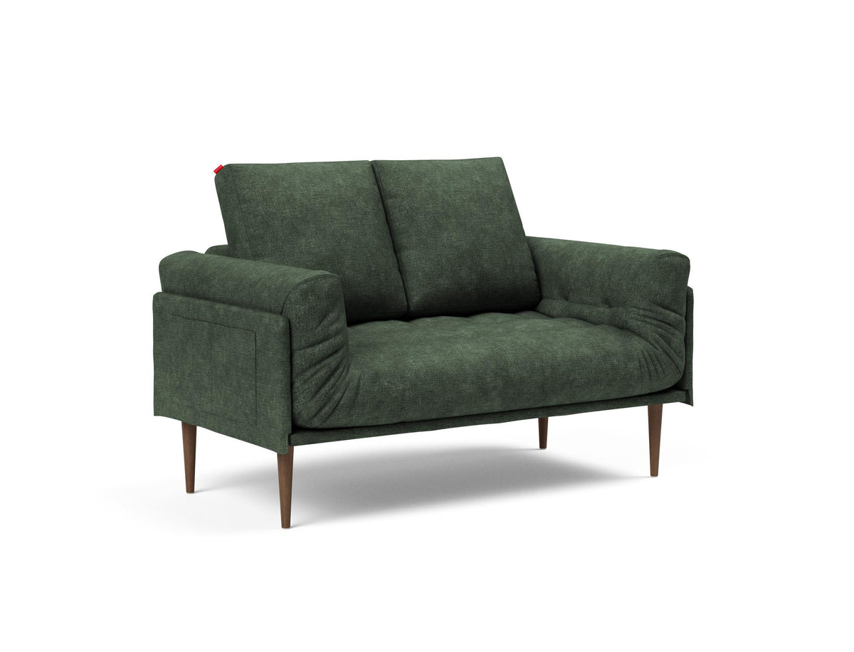 Rollo Styletto Klappsofa 80 mit Gestellbezug Spring in 281 Avella Pine Green präsentiert im Onlineshop von KAQTU Design AG. Bettsofa ist von Innovation Living
