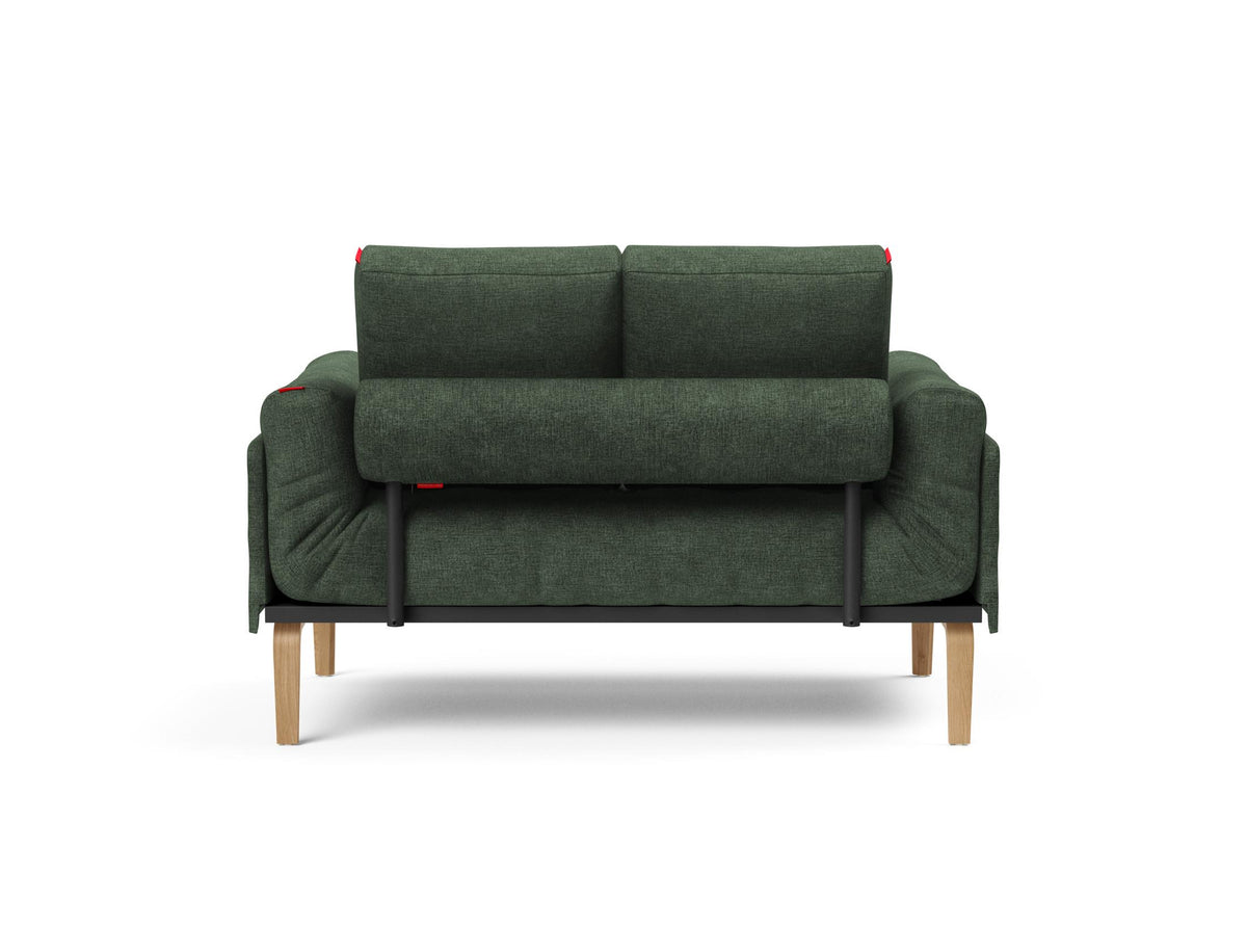 Rollo Bow Klappsofa 80 mit Gestellbezug Spring in 281 Avella Pine Green präsentiert im Onlineshop von KAQTU Design AG. Bettsofa ist von Innovation Living