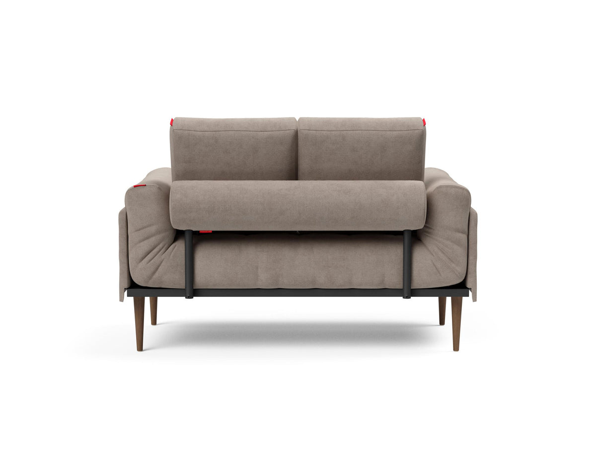 Rollo Styletto Klappsofa 80 mit Gestellbezug Spring in 318 Cordufine Beige präsentiert im Onlineshop von KAQTU Design AG. Bettsofa ist von Innovation Living