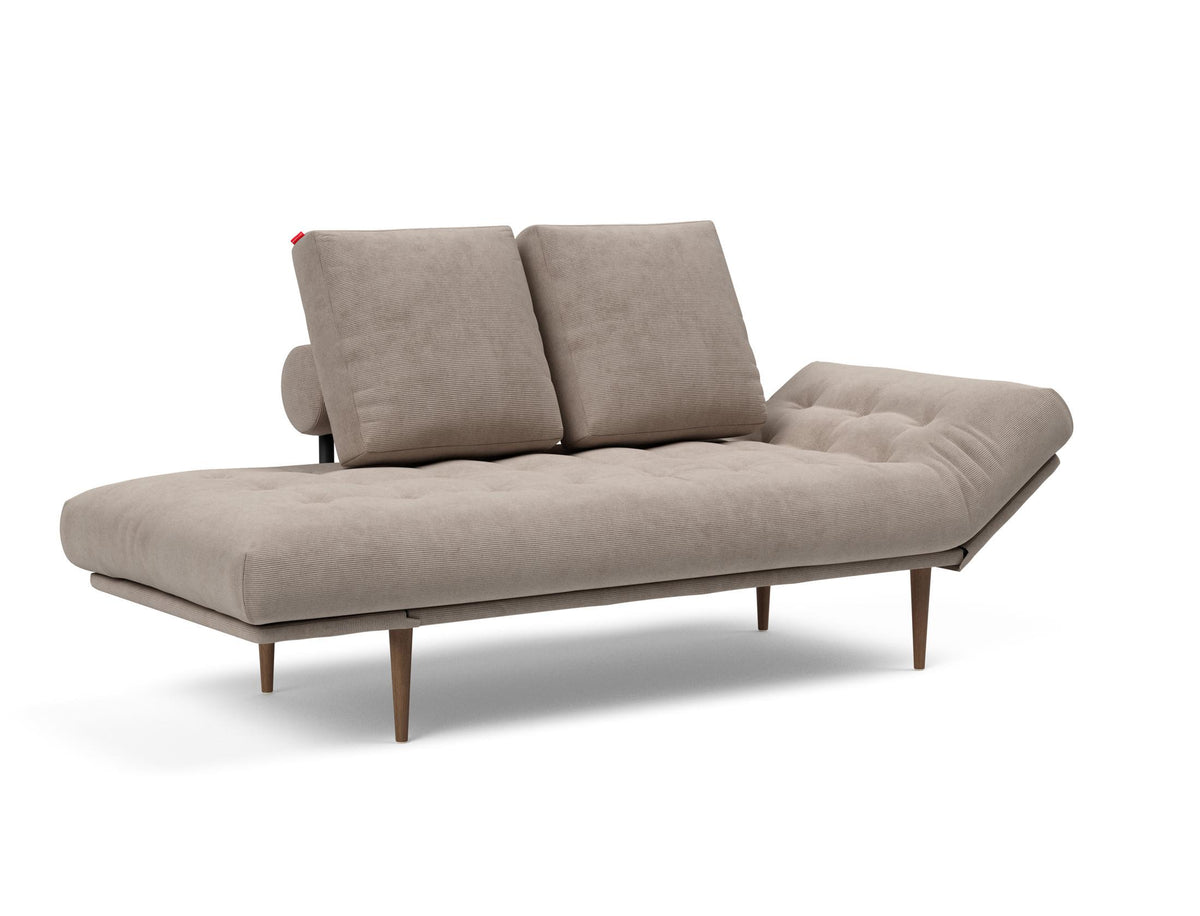 Rollo Styletto Klappsofa 80 mit Gestellbezug Spring in 318 Cordufine Beige präsentiert im Onlineshop von KAQTU Design AG. Bettsofa ist von Innovation Living