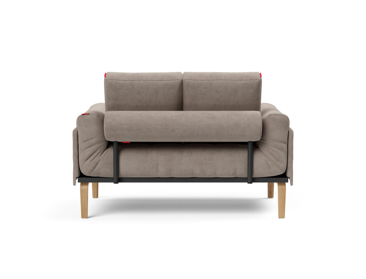 Rollo Bow Klappsofa 80 mit Gestellbezug Spring in 318 Cordufine Beige präsentiert im Onlineshop von KAQTU Design AG. Bettsofa ist von Innovation Living