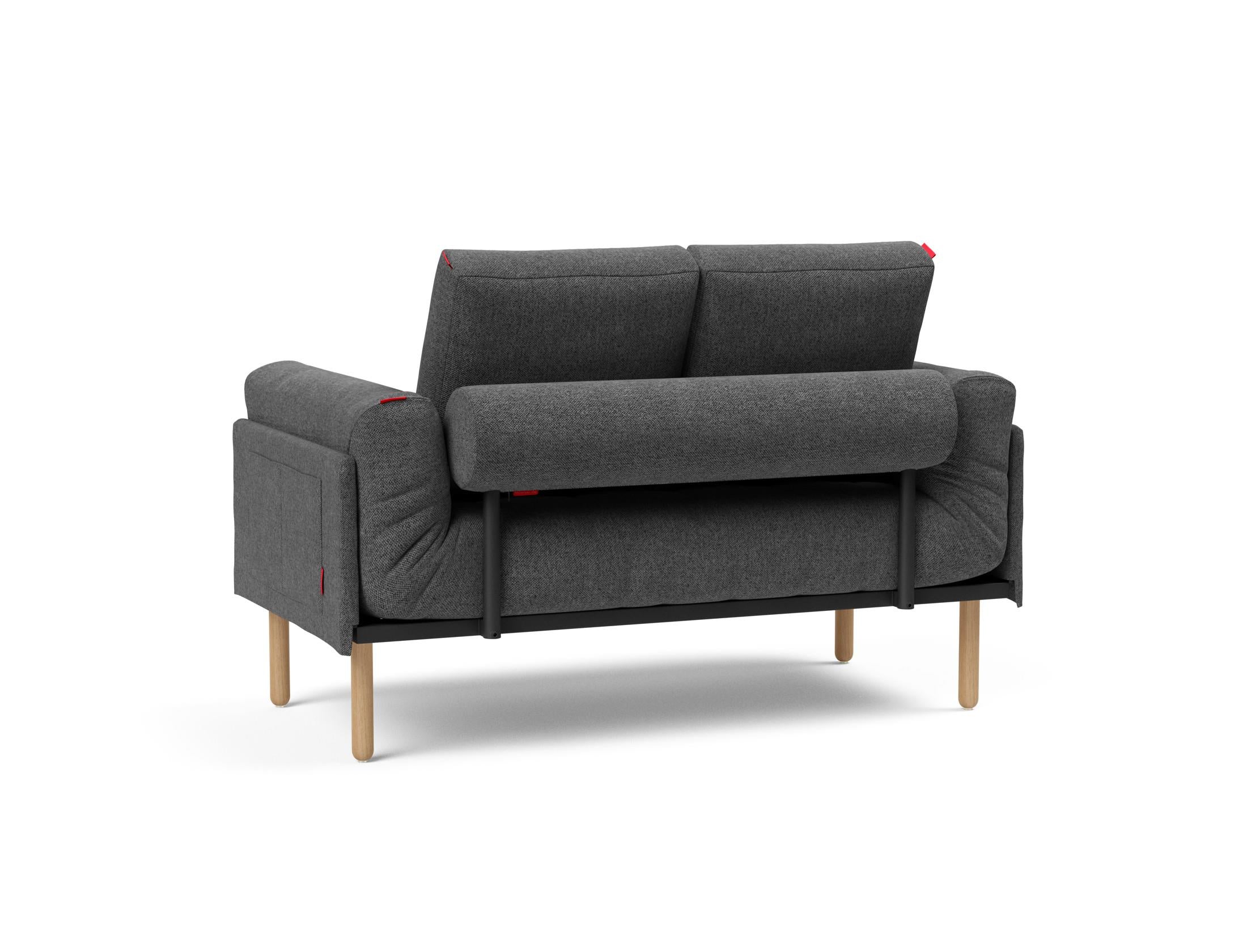 Entdecken Sie das Rollo Stem Klappsofa 80 von Innovation Living – ein stilvolles, multifunktionales Möbelstück, ideal für kleine Räume und höchsten Komfort.