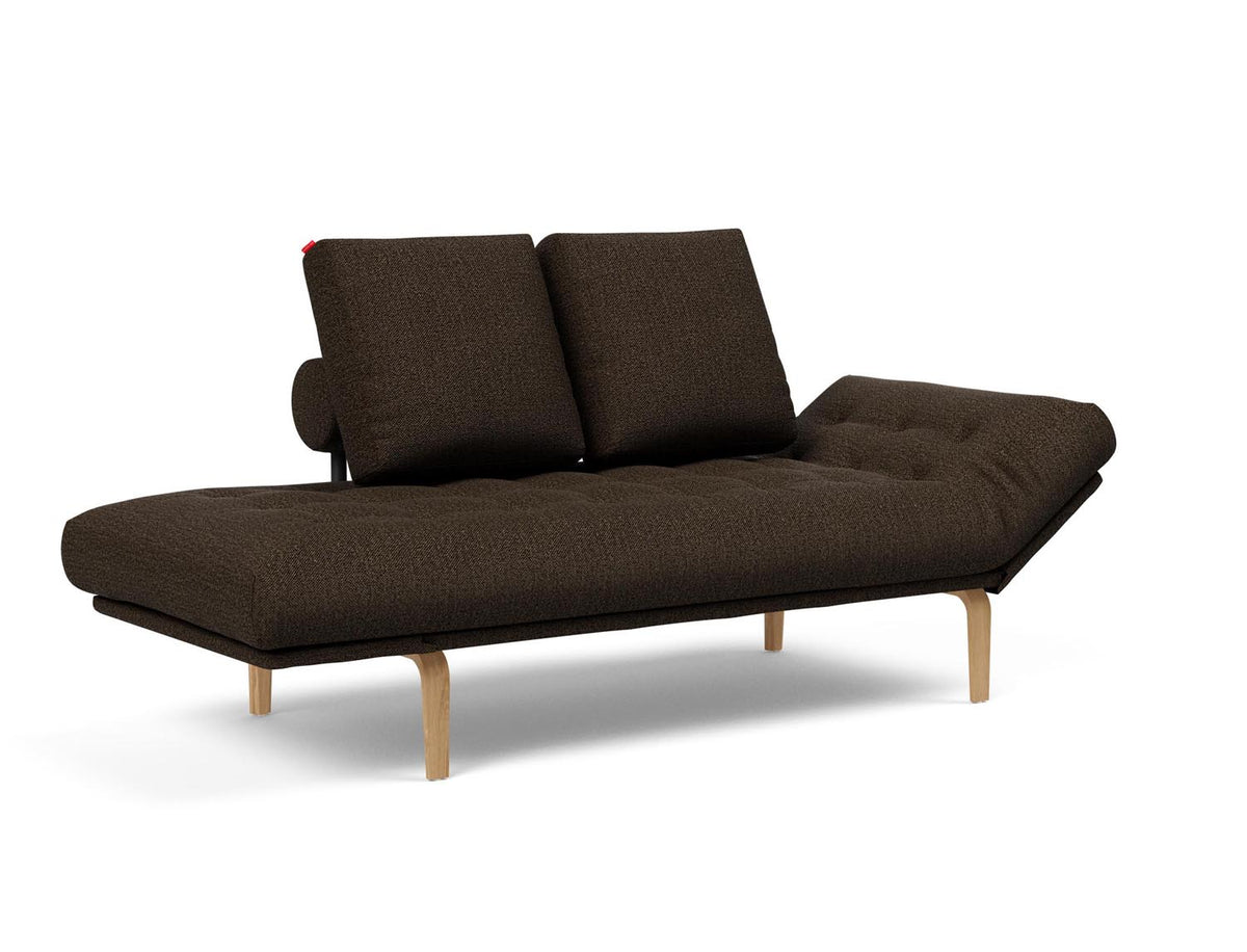 Rollo Bow Klappsofa 80 mit Gestellbezug Spring in 358 Taura Chocco präsentiert im Onlineshop von KAQTU Design AG. Bettsofa ist von Innovation Living