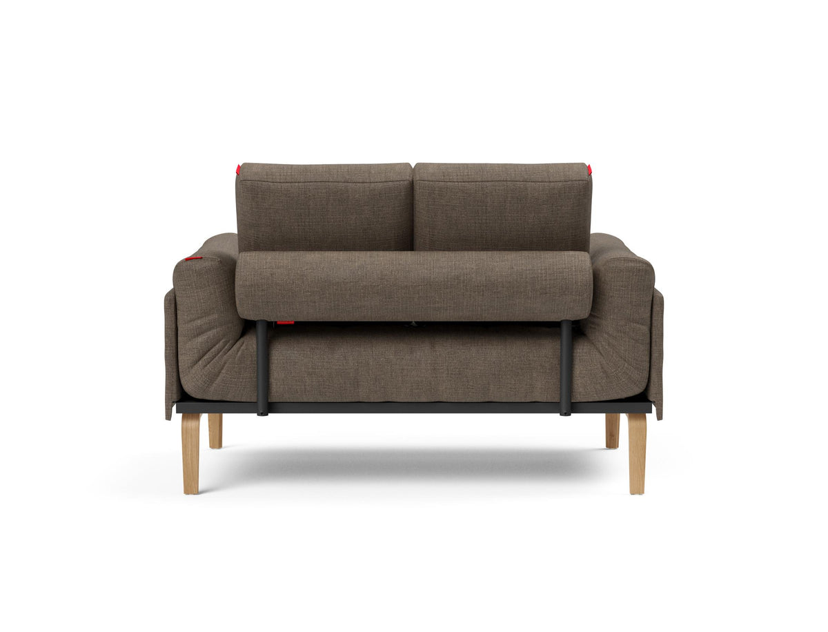 Rollo Bow Klappsofa 80 mit Gestellbezug Spring in 411 Esina Cedar Brown präsentiert im Onlineshop von KAQTU Design AG. Bettsofa ist von Innovation Living