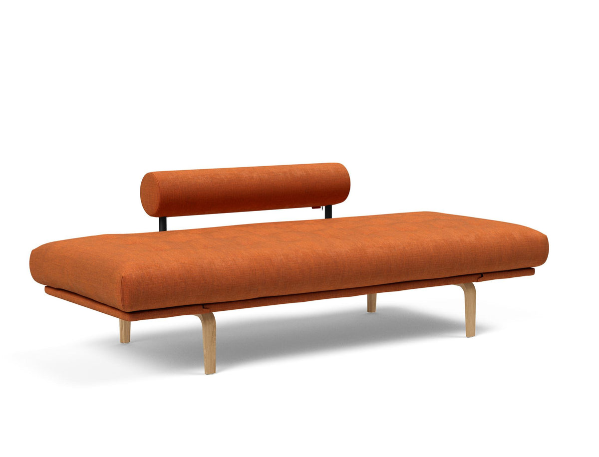 Rollo Bow Klappsofa 80 mit Gestellbezug Spring in 412 Esina Rust Orange präsentiert im Onlineshop von KAQTU Design AG. Bettsofa ist von Innovation Living