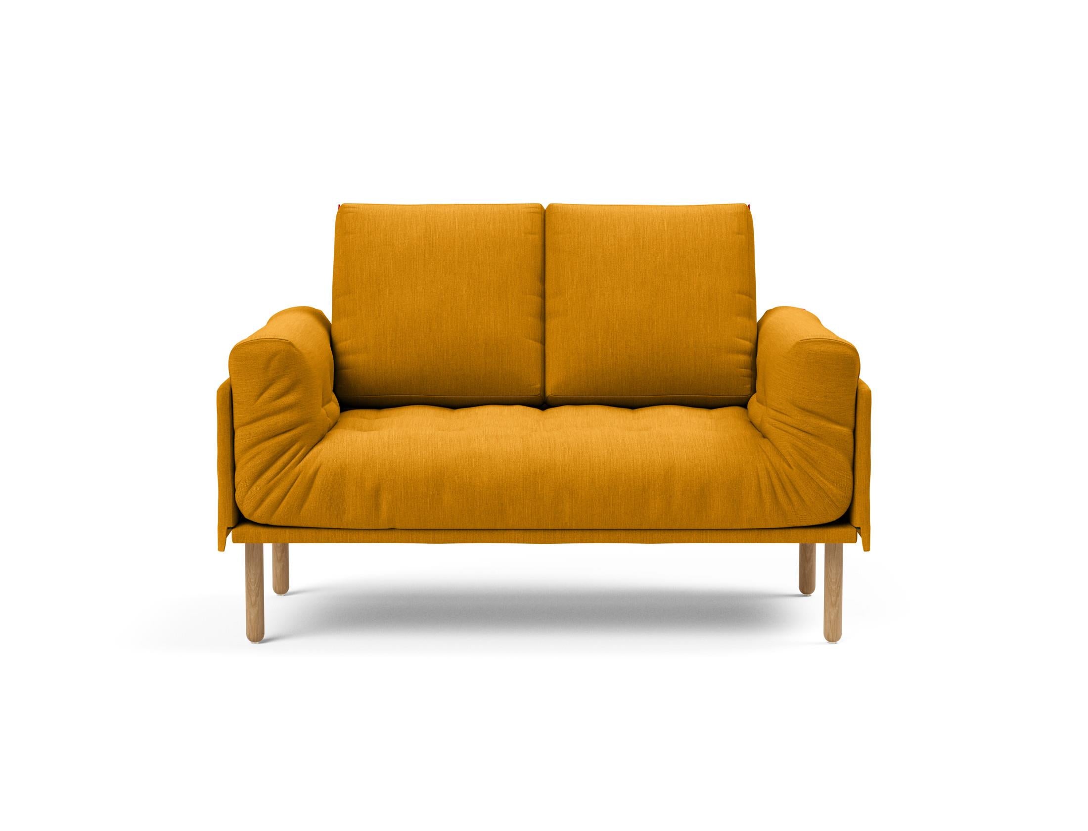 Entdecken Sie das Rollo Stem Klappsofa 80 von Innovation Living – ein elegantes Tagesbett, das durch seine Vielseitigkeit und hochwertigen Materialien besticht.