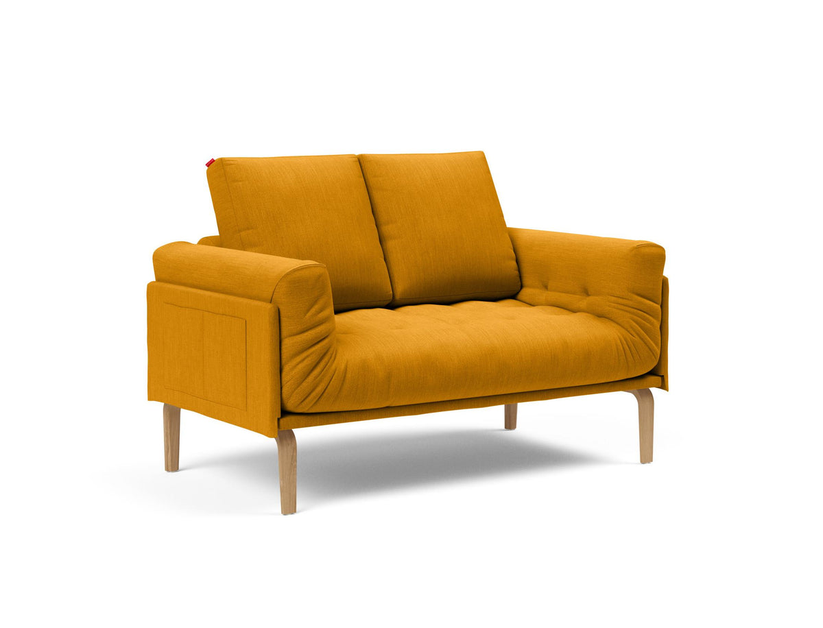 Rollo Bow Klappsofa 80 mit Gestellbezug Spring in 507 Elegance Burned Curry präsentiert im Onlineshop von KAQTU Design AG. Bettsofa ist von Innovation Living