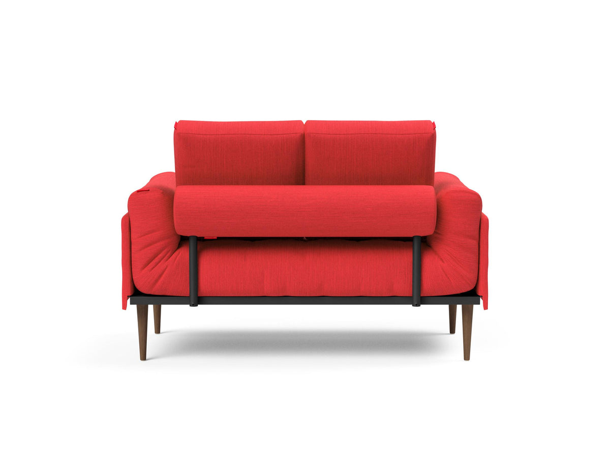 Rollo Styletto Klappsofa 80 mit Gestellbezug Spring in 511 Elegance Red präsentiert im Onlineshop von KAQTU Design AG. Bettsofa ist von Innovation Living