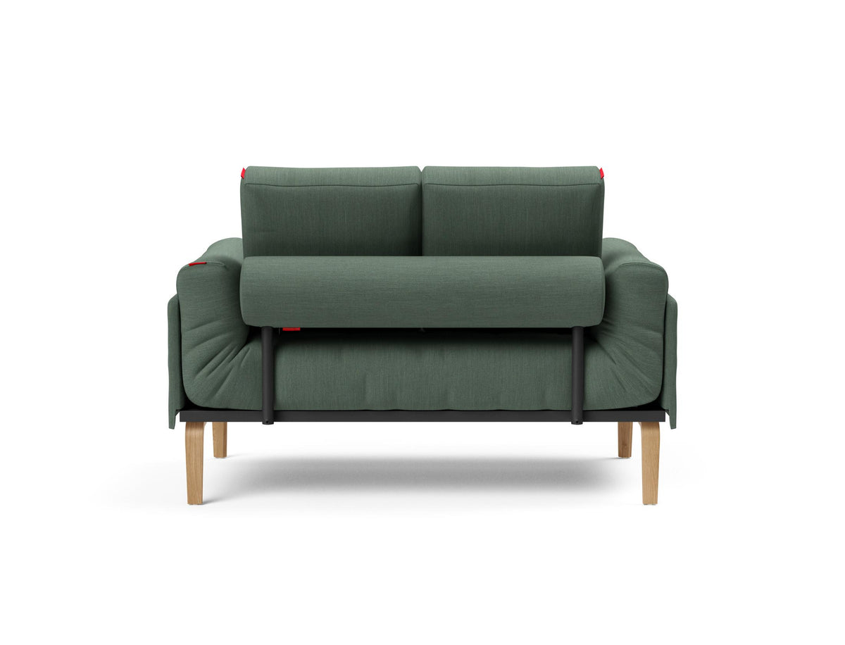 Rollo Bow Klappsofa 80 mit Gestellbezug Spring in 518 Elegance Green präsentiert im Onlineshop von KAQTU Design AG. Bettsofa ist von Innovation Living