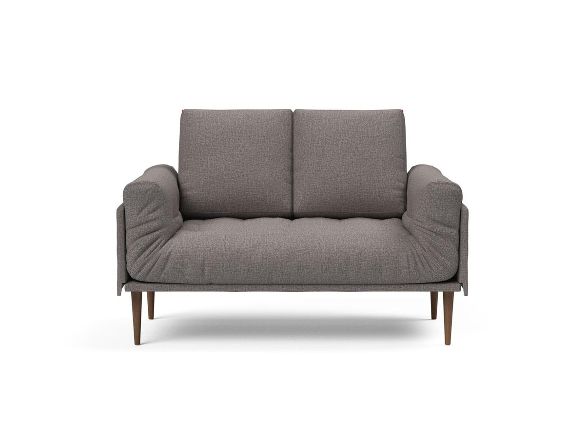 Rollo Styletto Klappsofa 80 mit Gestellbezug Spring in 521 Mixed Dance Grey präsentiert im Onlineshop von KAQTU Design AG. Bettsofa ist von Innovation Living