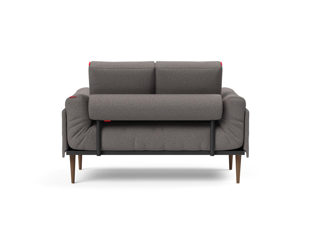 Rollo Styletto Klappsofa 80 mit Gestellbezug Spring in 521 Mixed Dance Grey präsentiert im Onlineshop von KAQTU Design AG. Bettsofa ist von Innovation Living