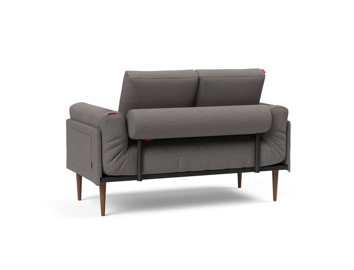 Rollo Styletto Klappsofa 80 mit Gestellbezug Spring in 521 Mixed Dance Grey präsentiert im Onlineshop von KAQTU Design AG. Bettsofa ist von Innovation Living