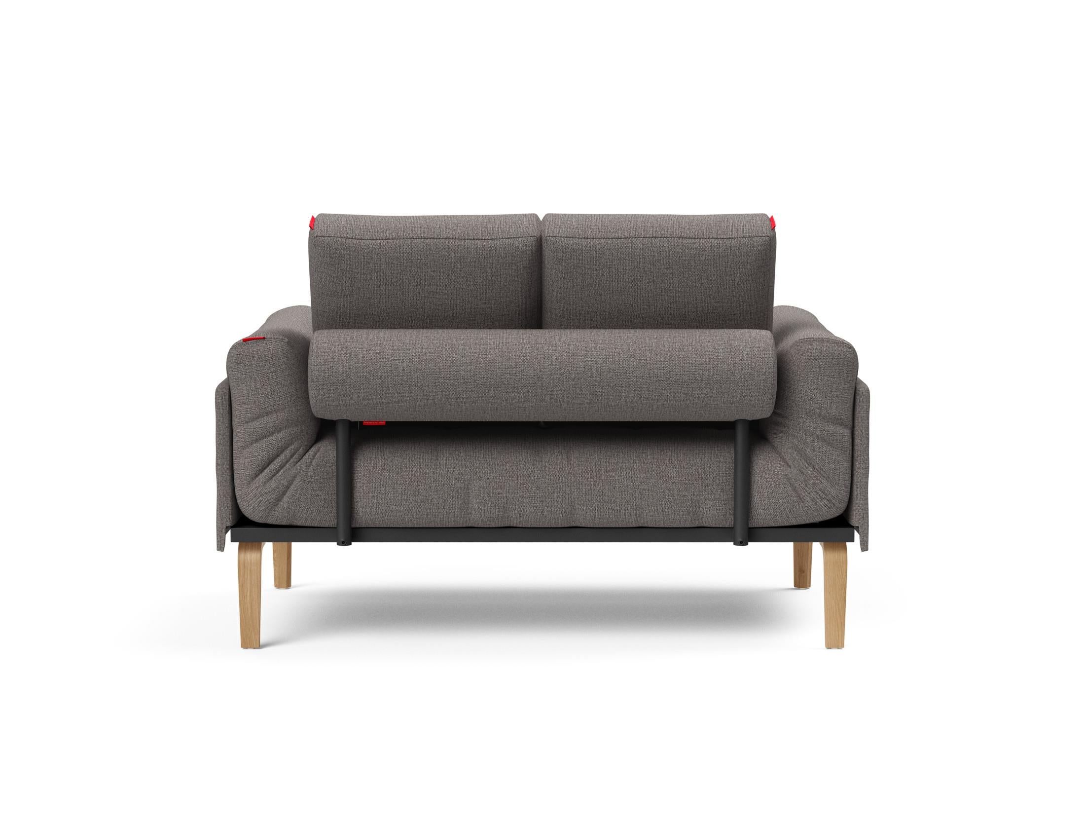 Erleben Sie das Rollo Bow Klappsofa 80 von Innovation Living – ein stilvolles, anpassbares Möbelstück, das Komfort und Funktionalität für kleine Räume vereint.