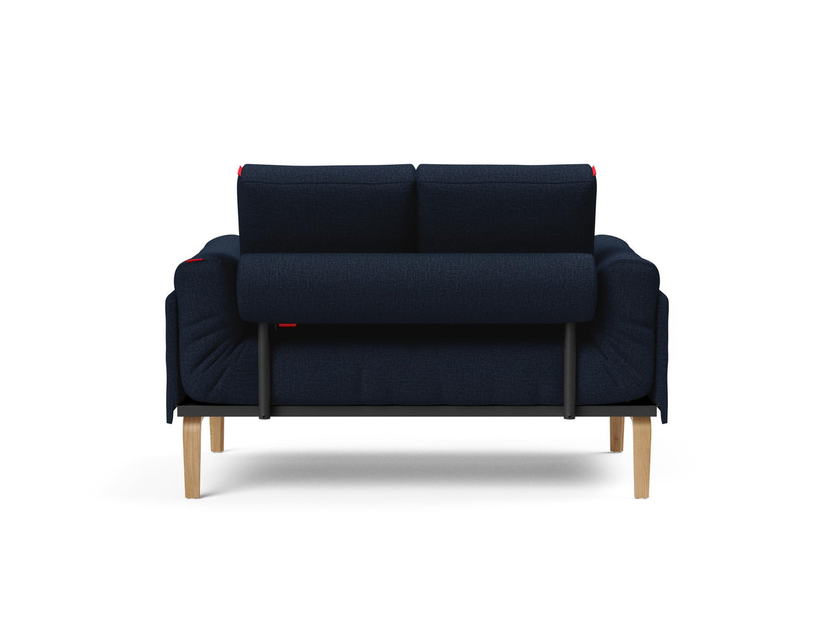 Rollo Bow Klappsofa 80 mit Gestellbezug Spring in 528 Mixed Dance Blue präsentiert im Onlineshop von KAQTU Design AG. Bettsofa ist von Innovation Living