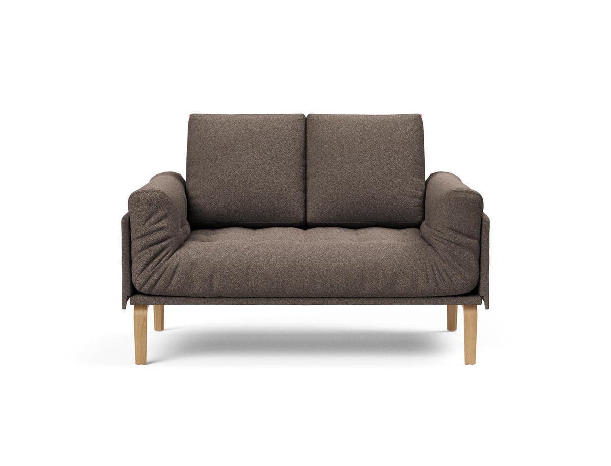 Rollo Bow Klappsofa 80 mit Gestellbezug Spring in 530 Bouclé Taupe präsentiert im Onlineshop von KAQTU Design AG. Bettsofa ist von Innovation Living