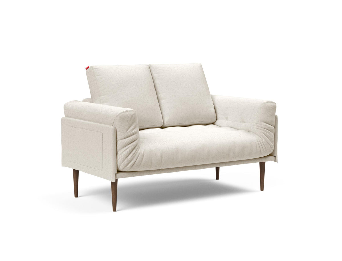Rollo Styletto Klappsofa 80 mit Gestellbezug Spring in 531 Bouclé Off White präsentiert im Onlineshop von KAQTU Design AG. Bettsofa ist von Innovation Living