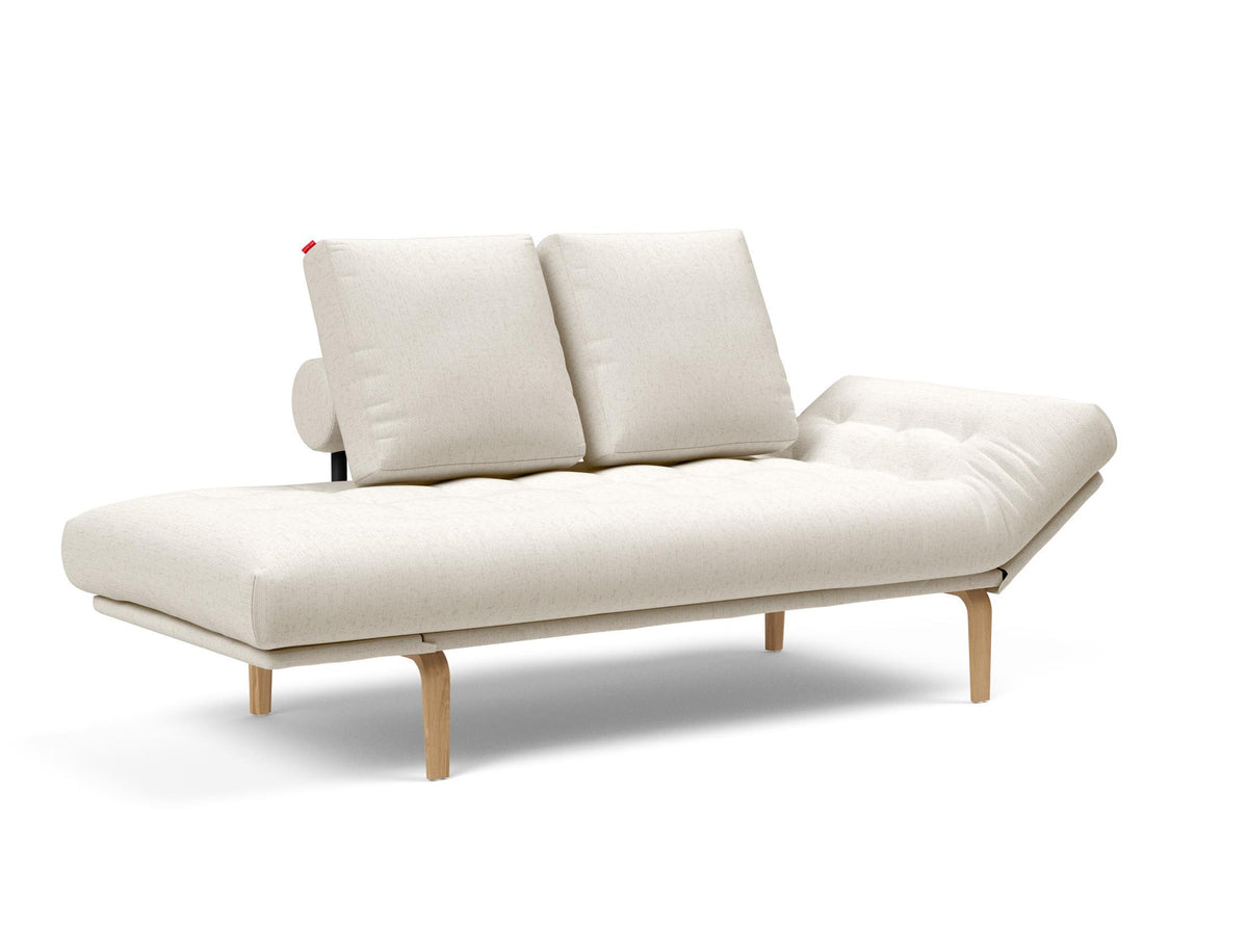 Rollo Bow Klappsofa 80 mit Gestellbezug Spring in 531 Bouclé Off White präsentiert im Onlineshop von KAQTU Design AG. Bettsofa ist von Innovation Living