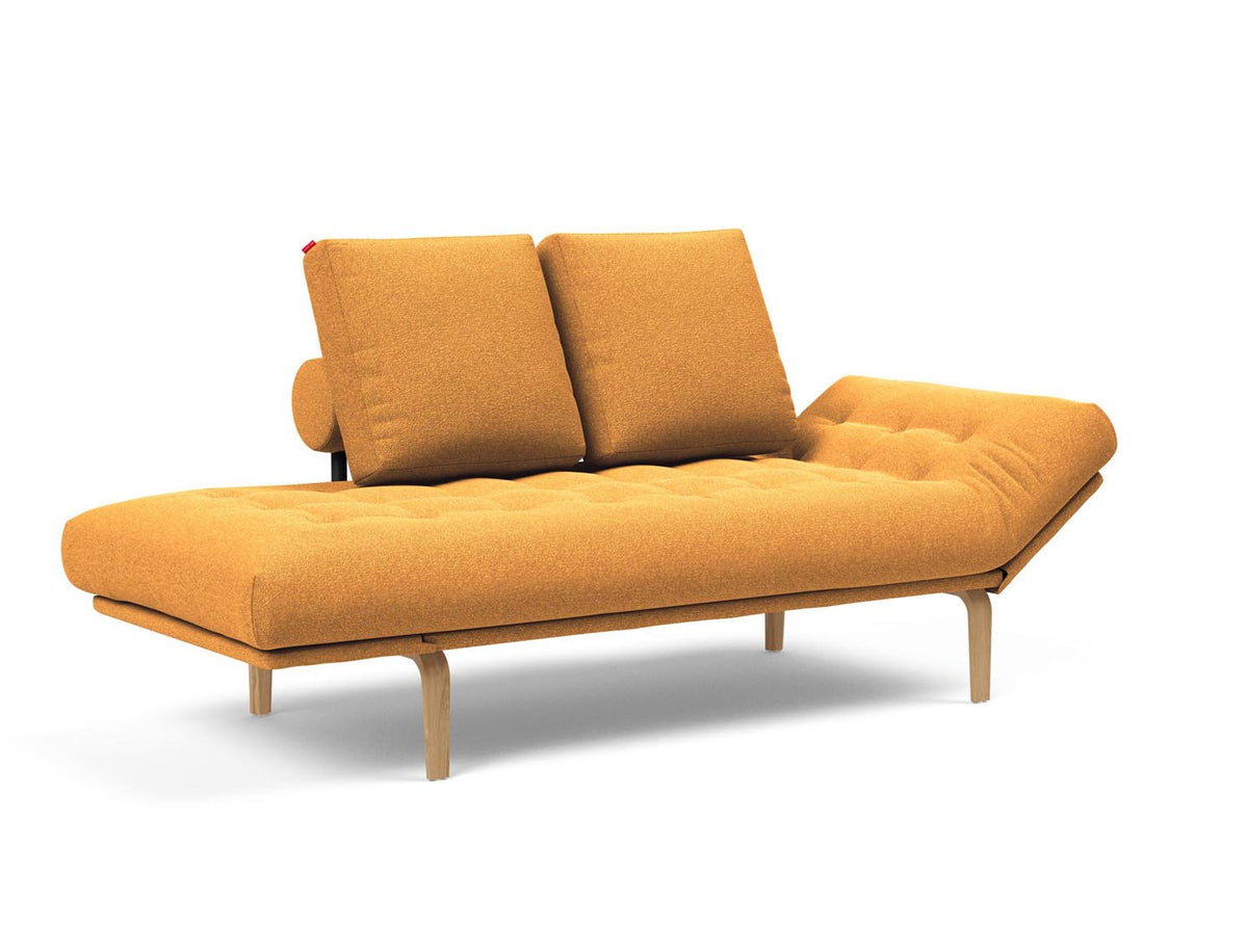 Rollo Bow Klappsofa 80 mit Gestellbezug Spring in 539 Bouclé Beige präsentiert im Onlineshop von KAQTU Design AG. Bettsofa ist von Innovation Living