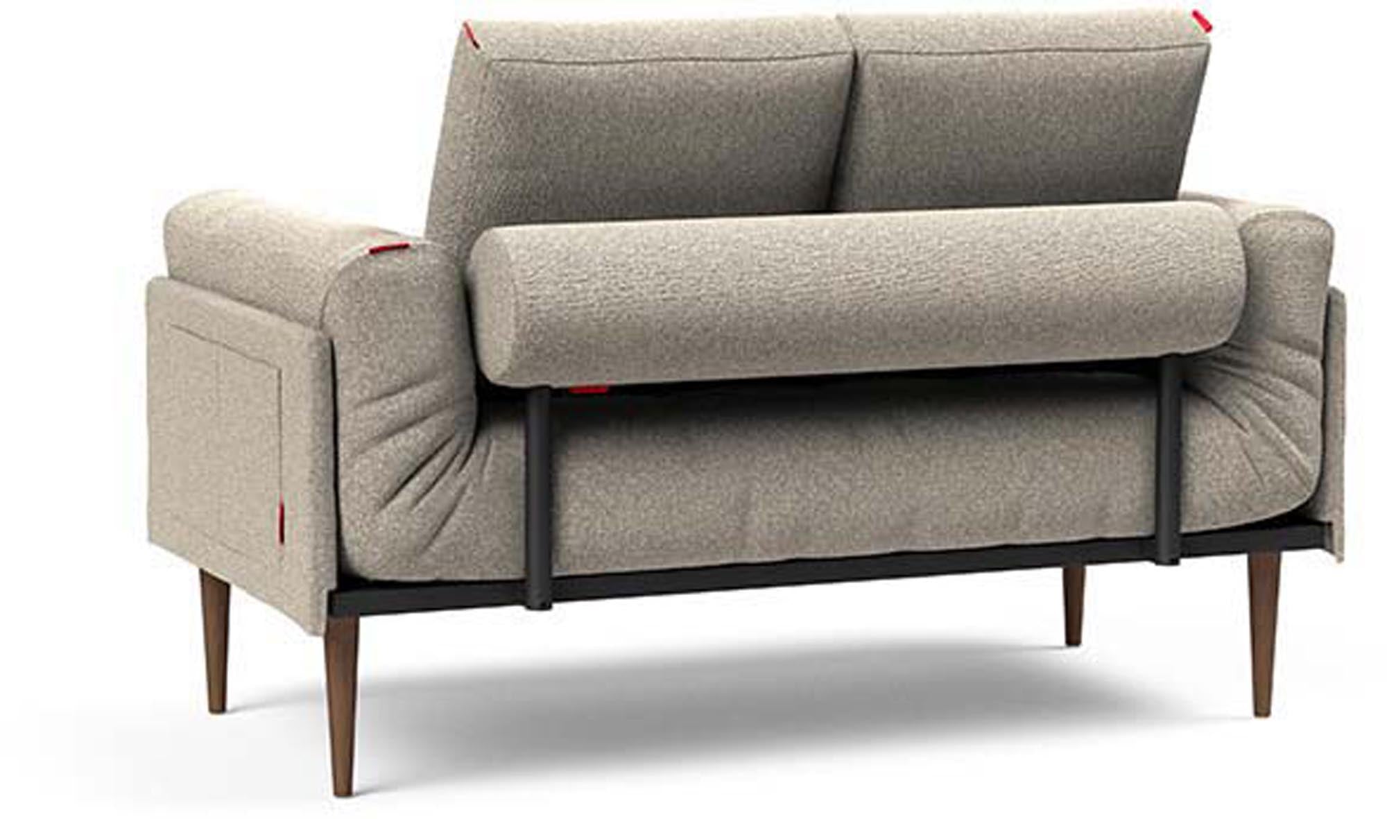 Erleben Sie das Rollo Styletto Klappsofa 80 Spring von Innovation Living – modern, funktional und perfekt für kleine Räume und gemütliche Abende.