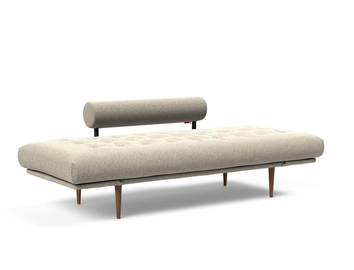 Rollo Styletto Klappsofa 80 mit Gestellbezug Spring in 539 Bouclé Beige präsentiert im Onlineshop von KAQTU Design AG. Bettsofa ist von Innovation Living