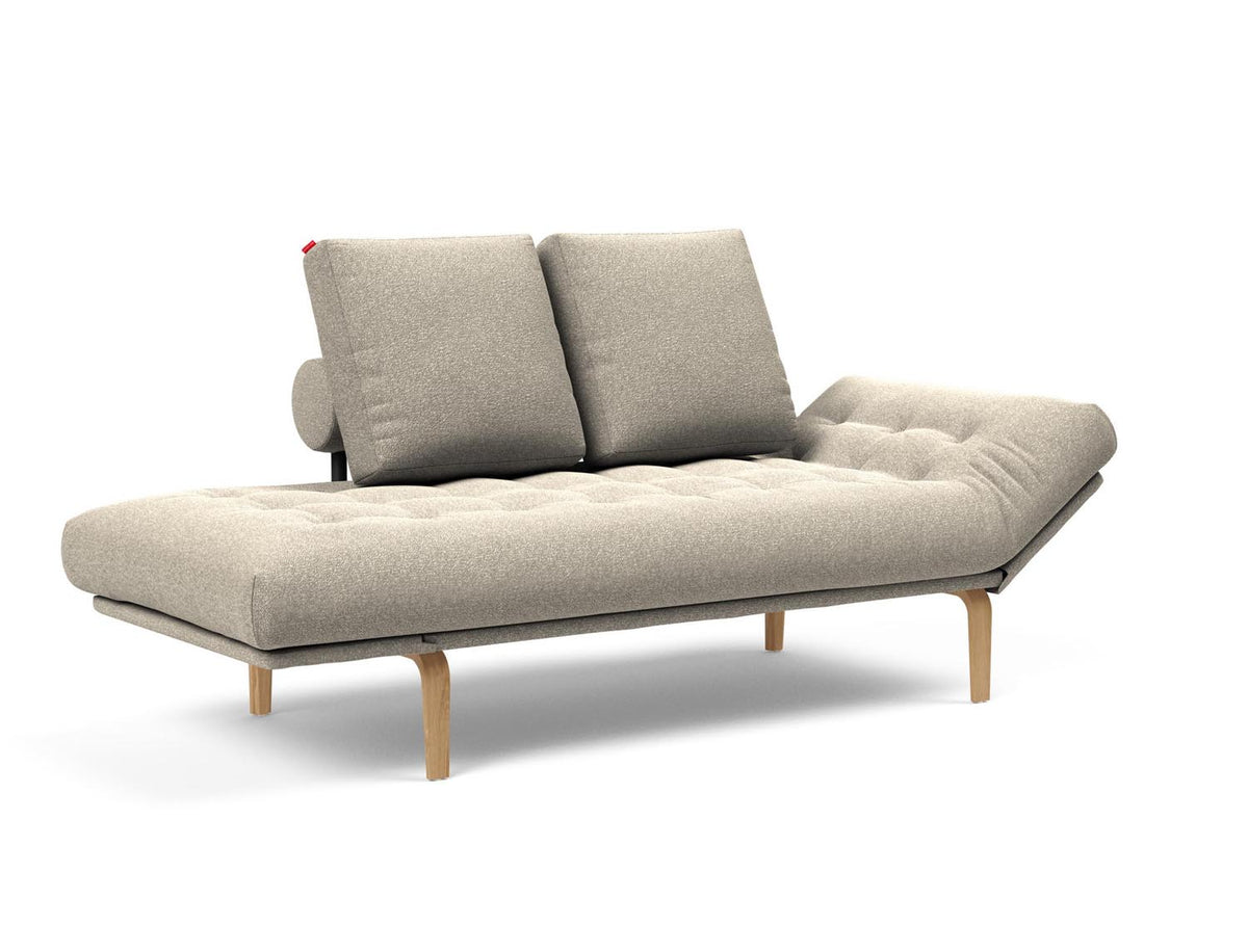 Rollo Bow Klappsofa 80 mit Gestellbezug Spring in 539 Bouclé Beige präsentiert im Onlineshop von KAQTU Design AG. Bettsofa ist von Innovation Living