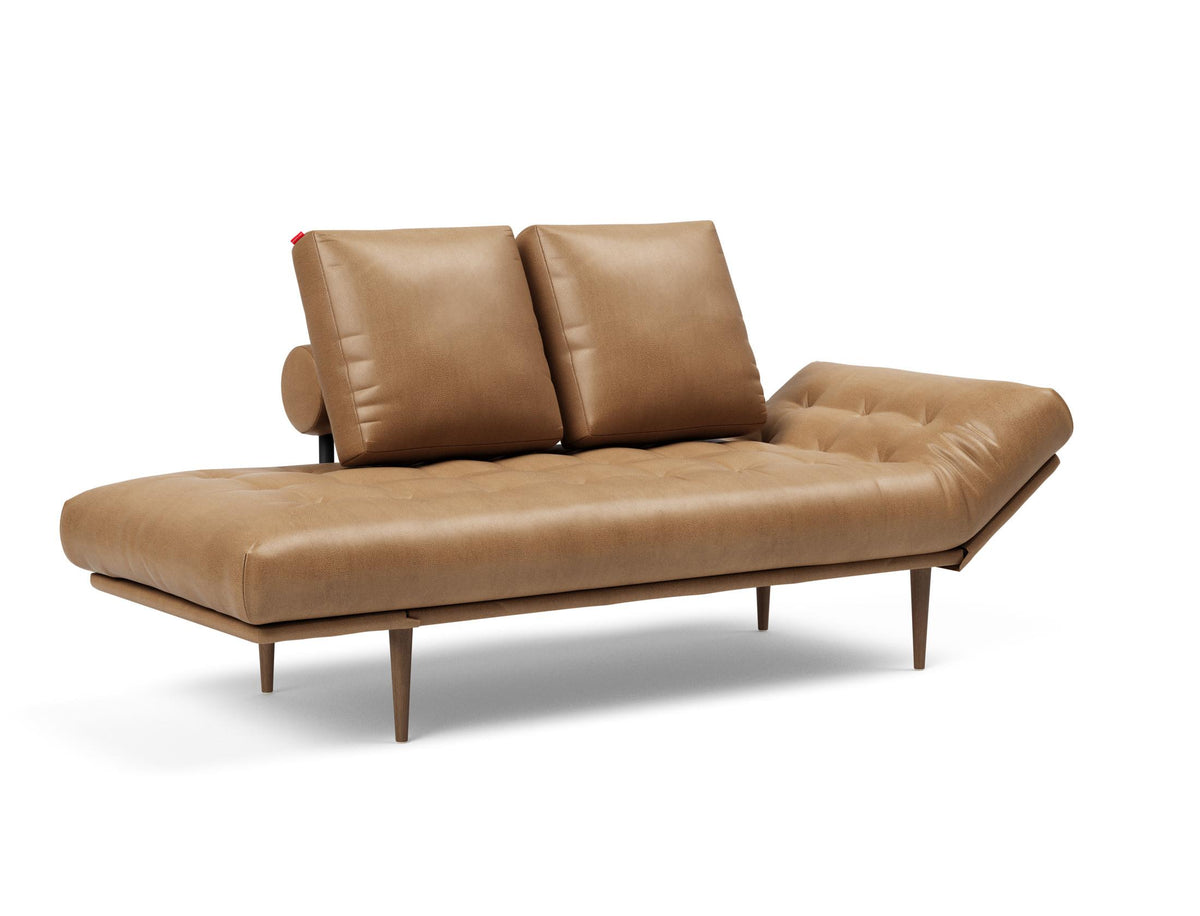 Rollo Styletto Klappsofa 80 mit Gestellbezug Spring in 551 Faunal Brown präsentiert im Onlineshop von KAQTU Design AG. Bettsofa ist von Innovation Living
