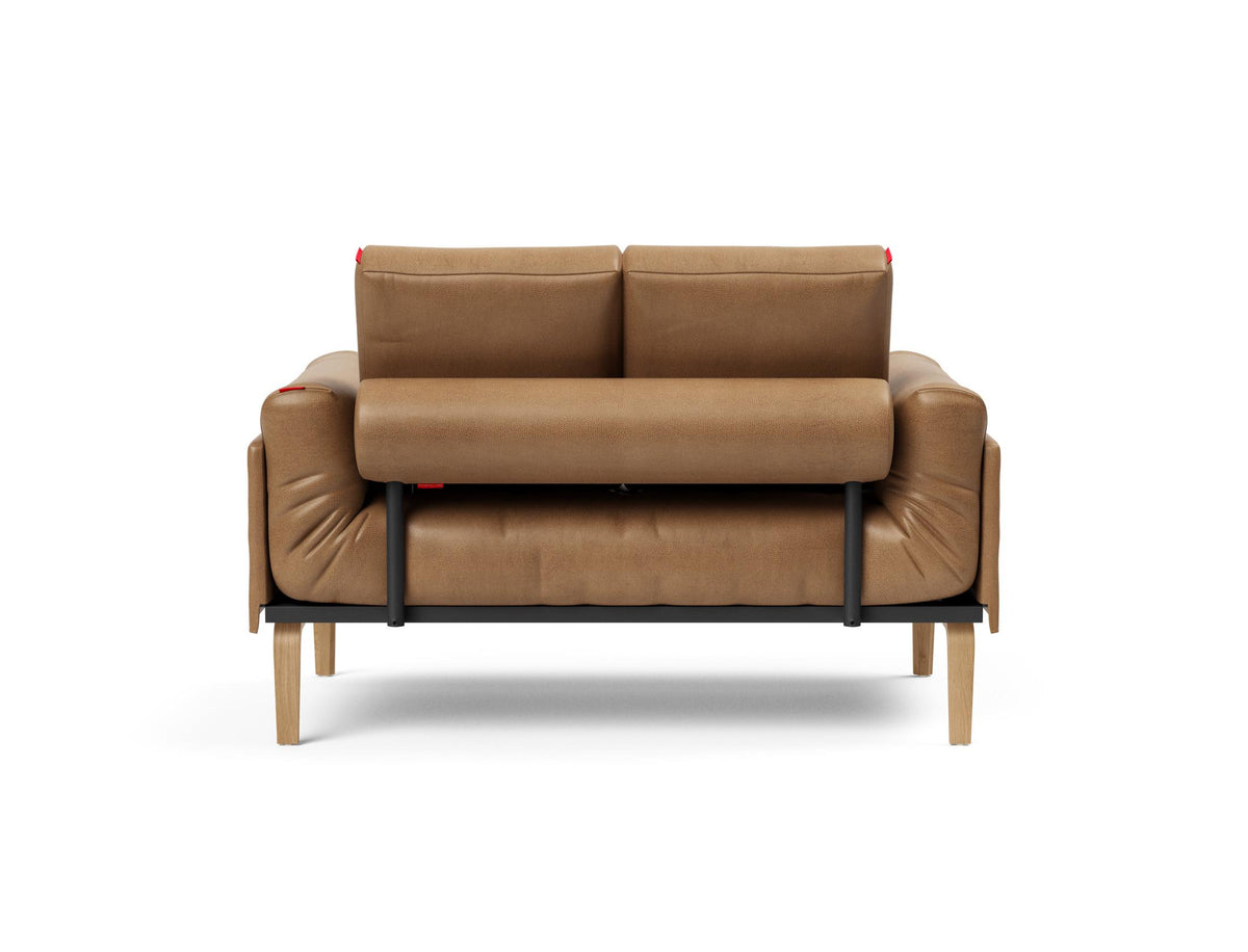 Rollo Bow Klappsofa 80 mit Gestellbezug Spring in 551 Faunal Brown präsentiert im Onlineshop von KAQTU Design AG. Bettsofa ist von Innovation Living