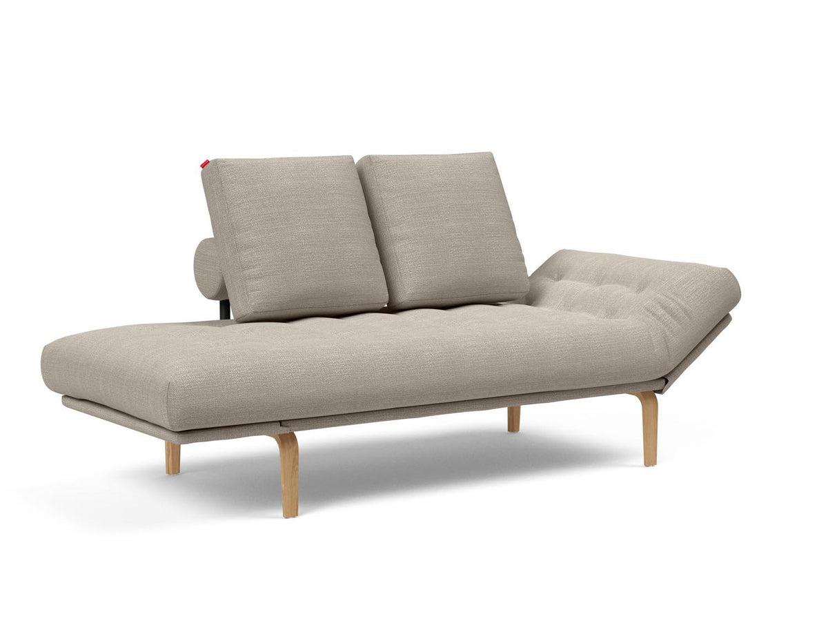 Rollo Bow Klappsofa 80 mit Gestellbezug Spring in 579 Kenya Gravel präsentiert im Onlineshop von KAQTU Design AG. Bettsofa ist von Innovation Living