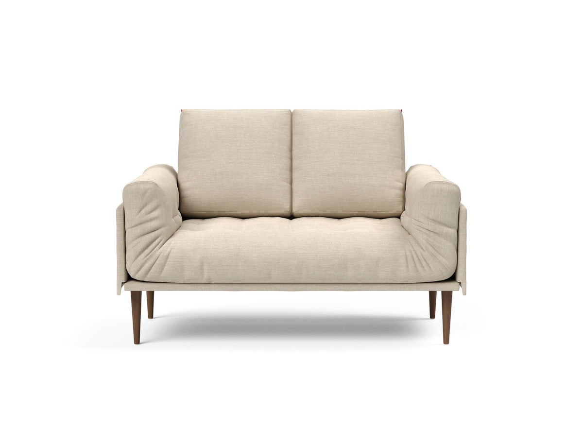 Rollo Styletto Klappsofa 80 mit Gestellbezug Spring in 586 Phobos Latte präsentiert im Onlineshop von KAQTU Design AG. Bettsofa ist von Innovation Living